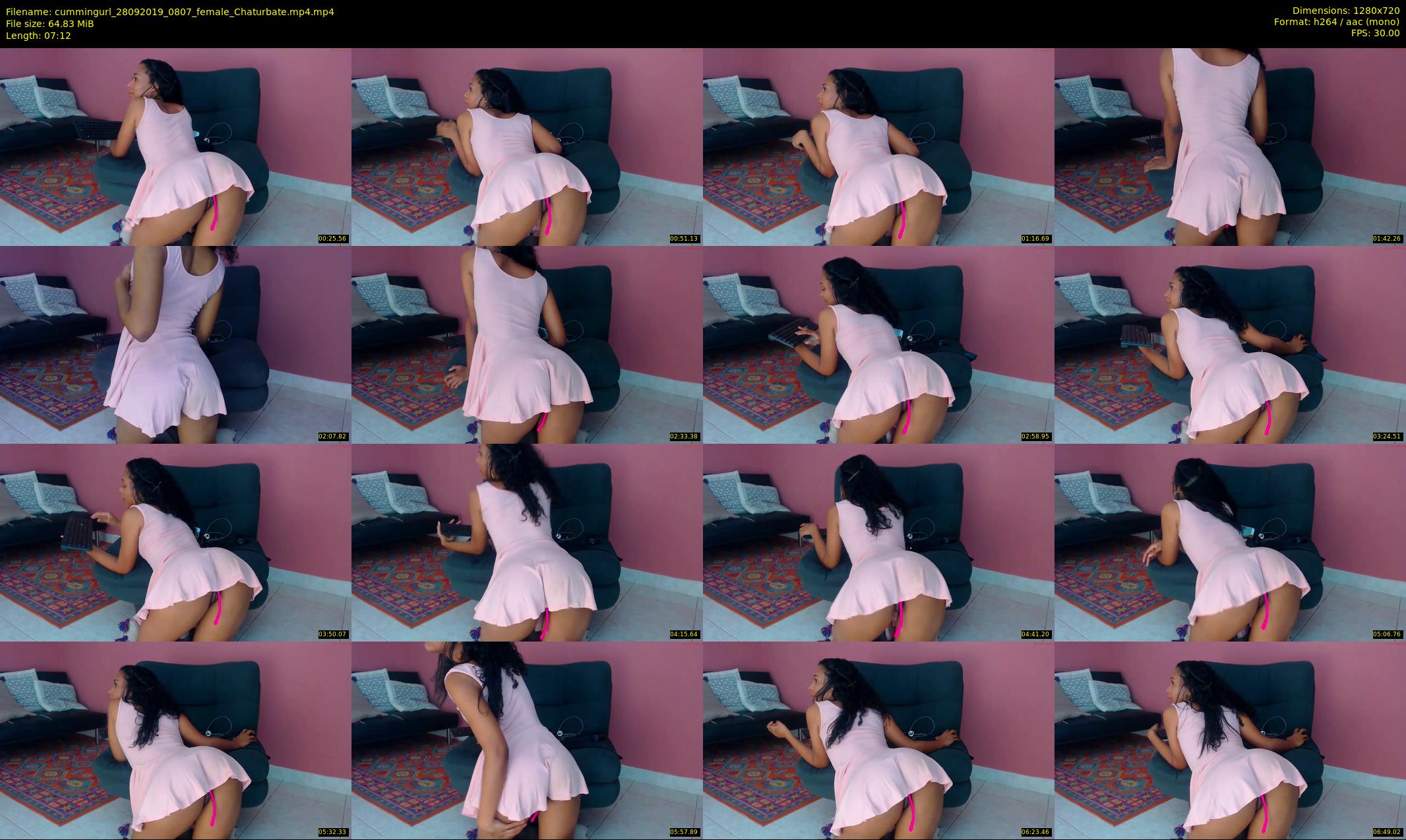 cummingurl — 8 minute Chaturbate couple cam show recording, 720p, Sep 28, 2019