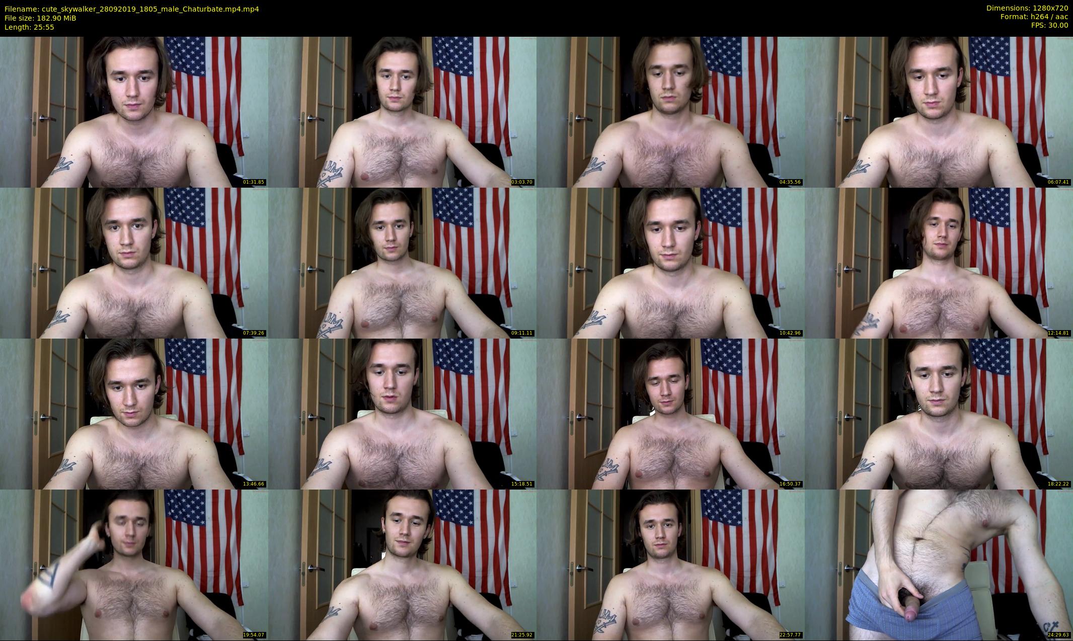 cute_skywalker — 26 minute Chaturbate male cam show recording, 720p, Sep 28, 2019