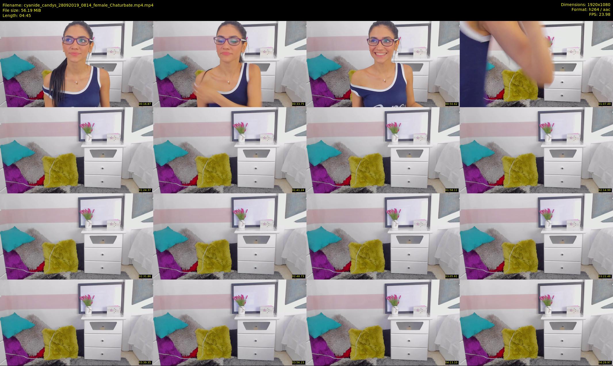 cyanide_candys — 5 minute Chaturbate female cam show recording, 1080p, Sep 28, 2019