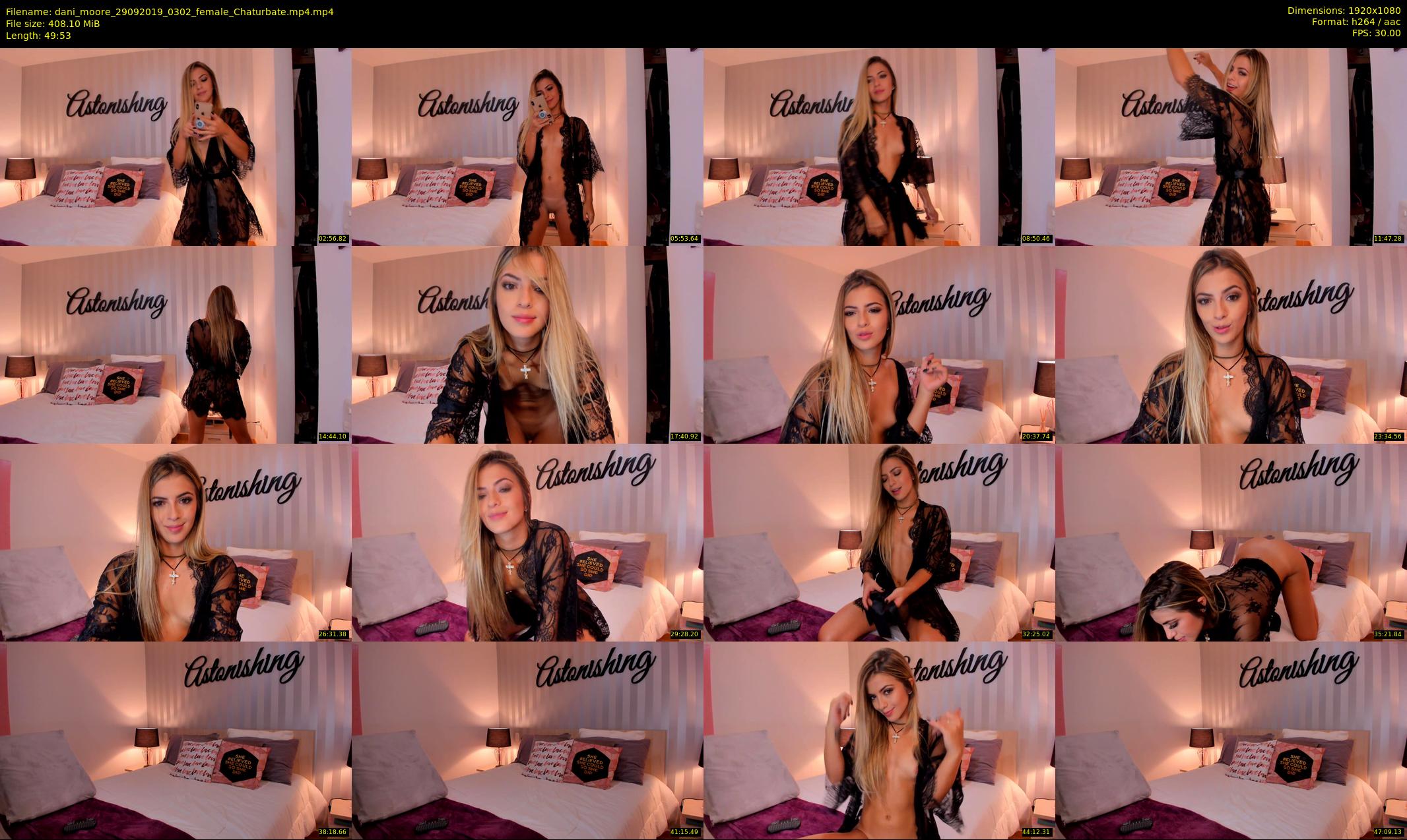 dani_moore — 50 minute Chaturbate female cam show recording, 1080p, Sep 29, 2019