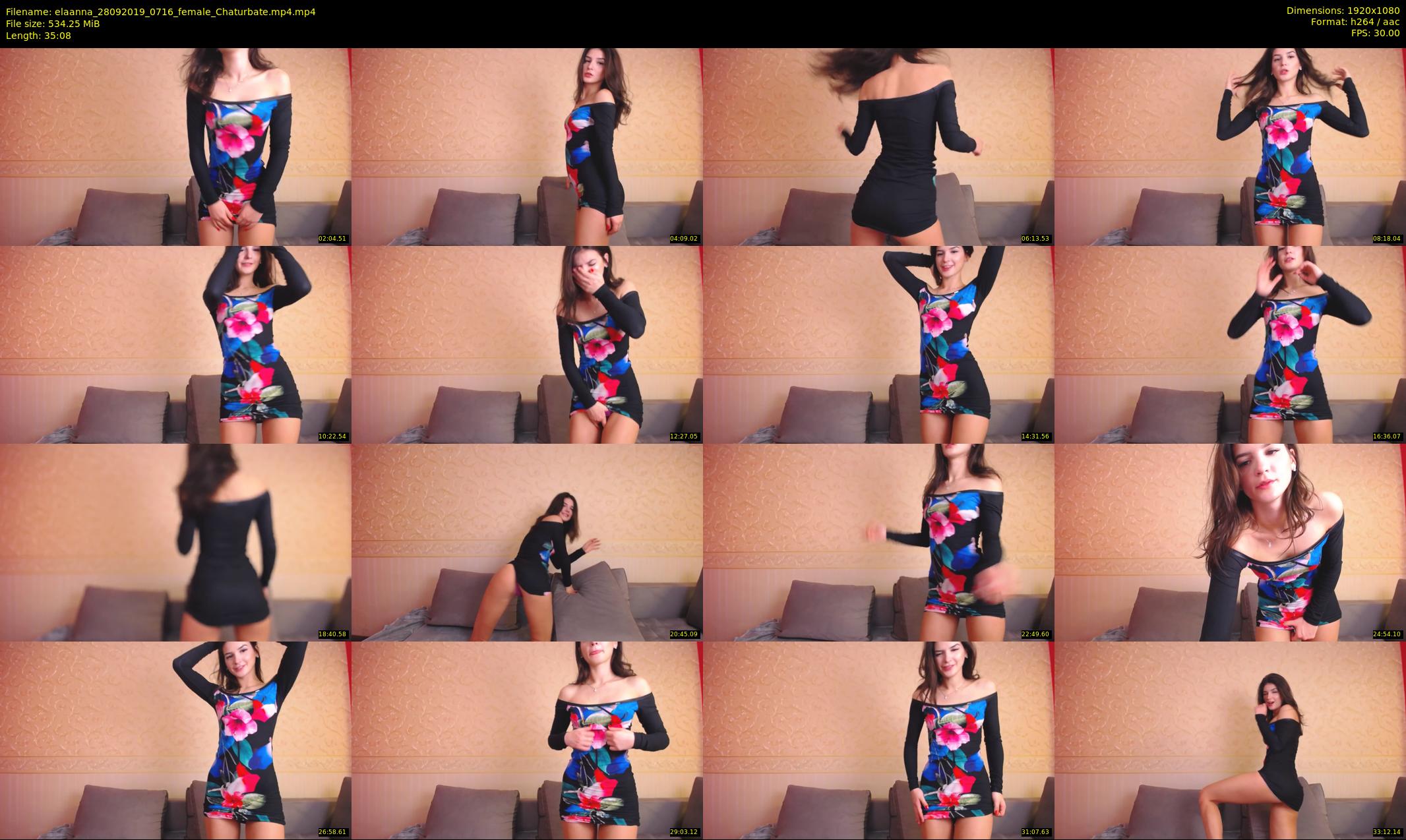 elaanna — 36 minute Chaturbate female cam show recording, 1080p, Sep 28, 2019