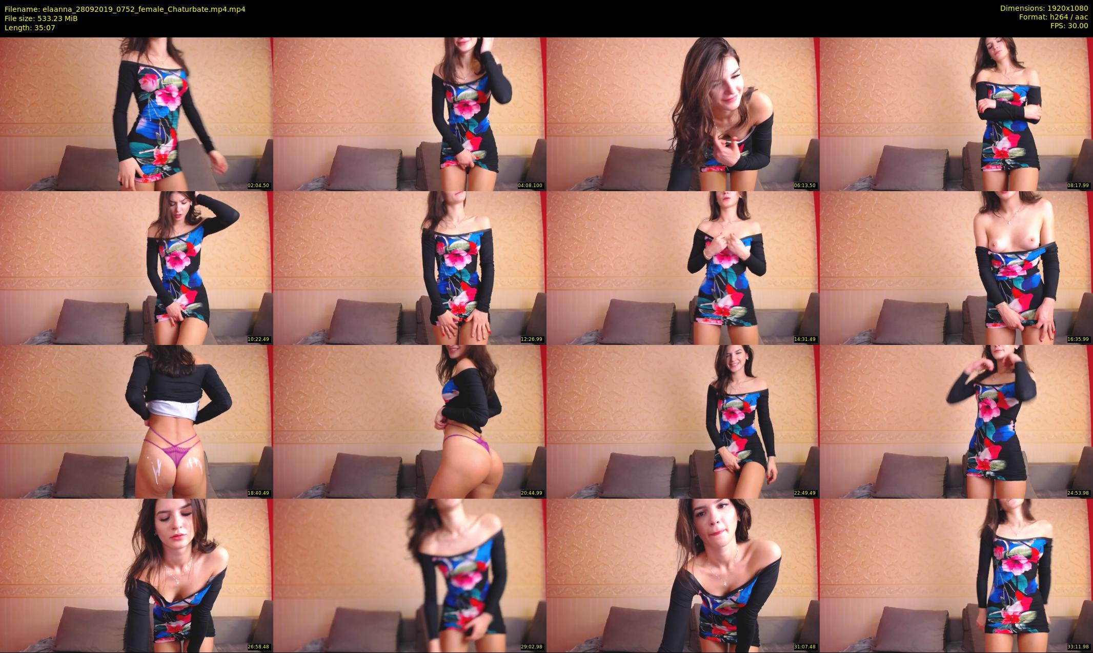 elaanna — 36 minute Chaturbate female cam show recording, 1080p, Sep 28, 2019