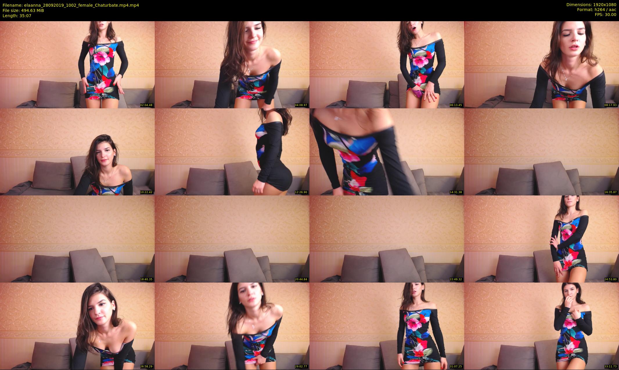 elaanna — 36 minute Chaturbate female cam show recording, 1080p, Sep 28, 2019