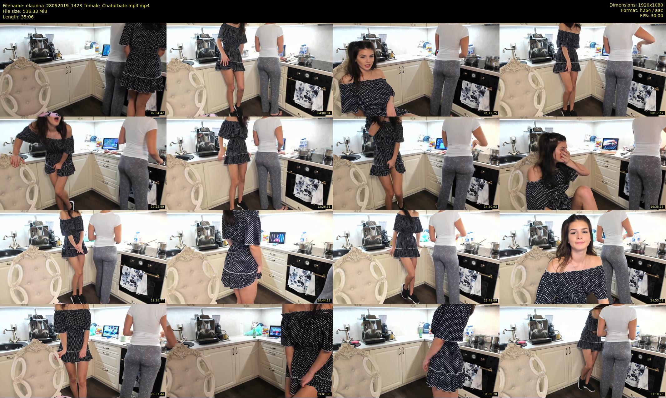 elaanna — 36 minute Chaturbate female cam show recording, 1080p, Sep 28, 2019