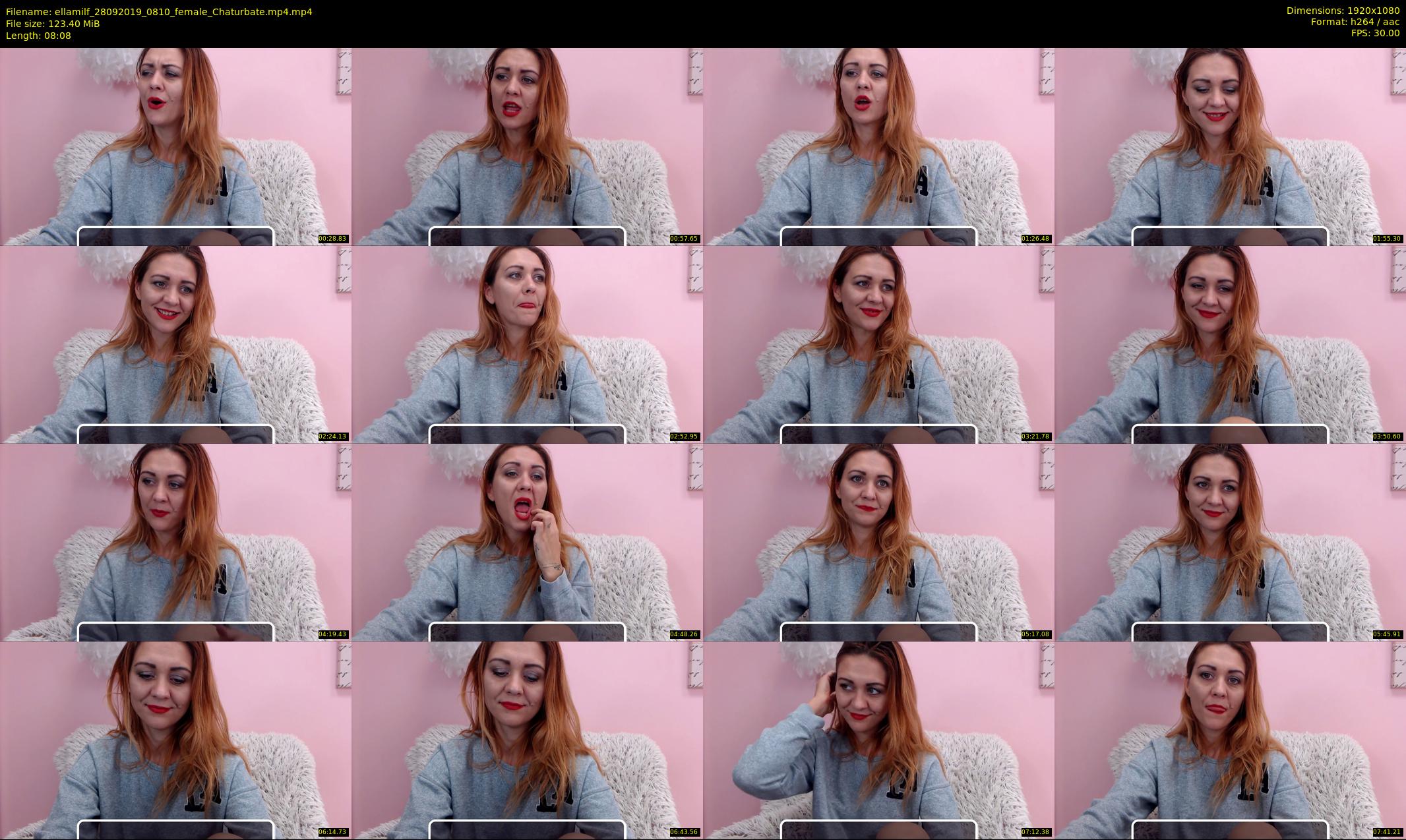 ellamilf — 9 minute Chaturbate female cam show recording, 1080p, Sep 28, 2019