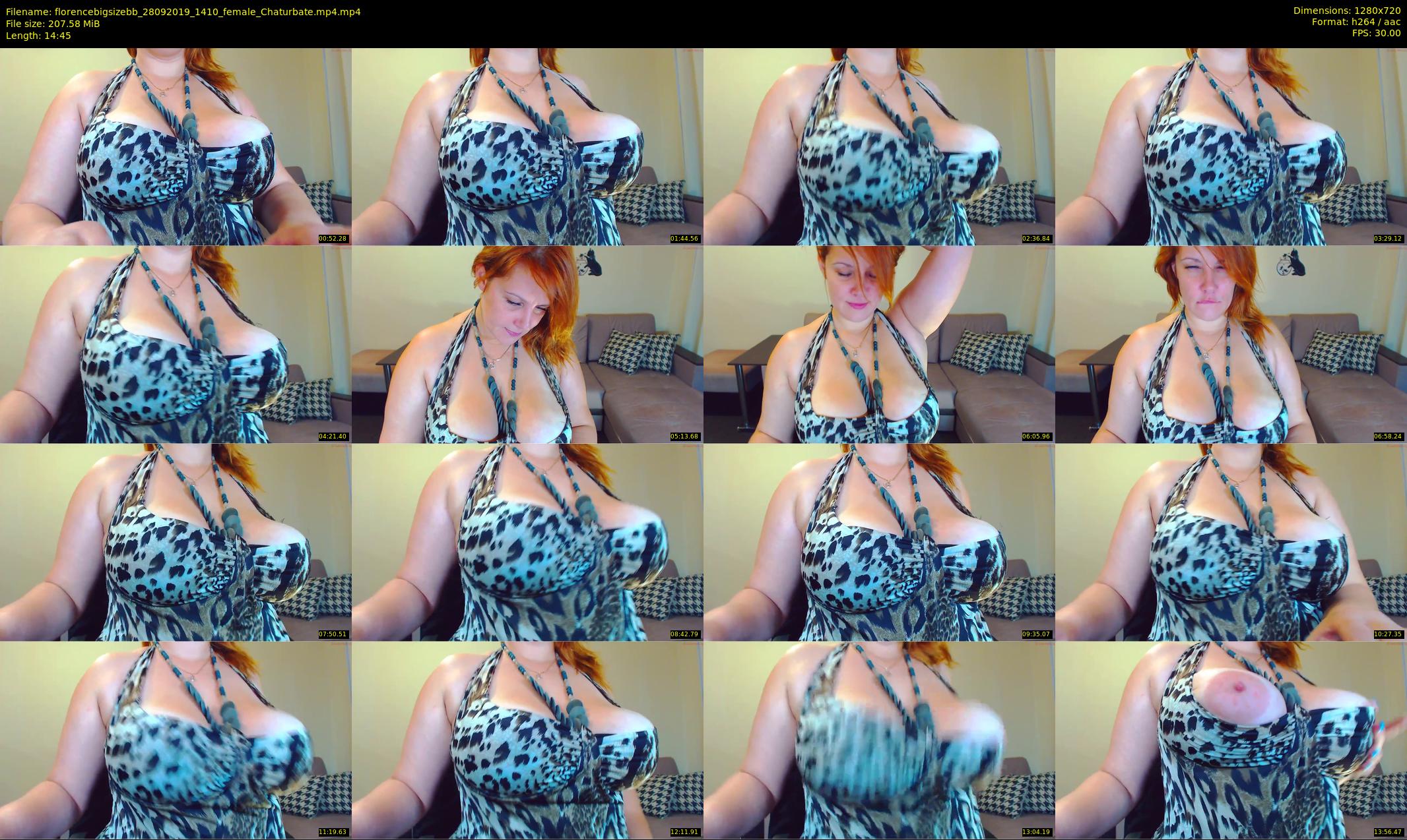 florencebigsizebb — 15 minute Chaturbate female cam show recording, 720p, Sep 28, 2019