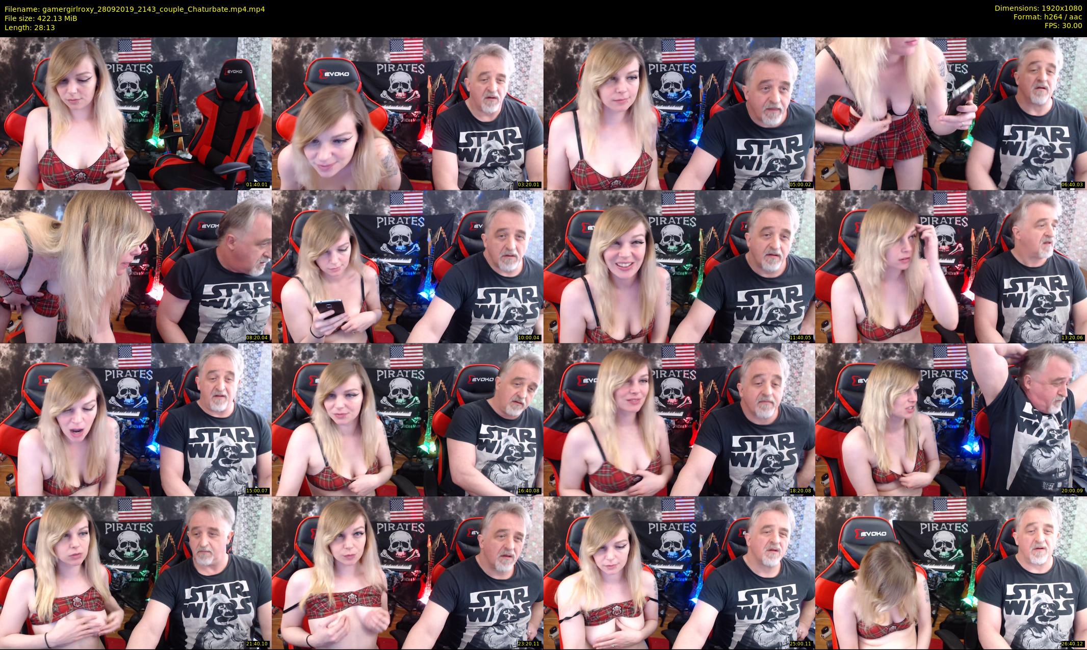 gamergirlroxy — 29 minute Chaturbate couple cam show recording, 1080p, Sep 28, 2019
