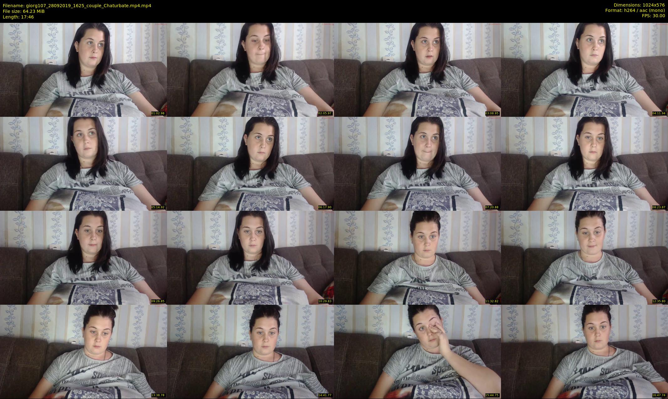 giorg107 — 18 minute Chaturbate couple cam show recording, 480p, Sep 28, 2019