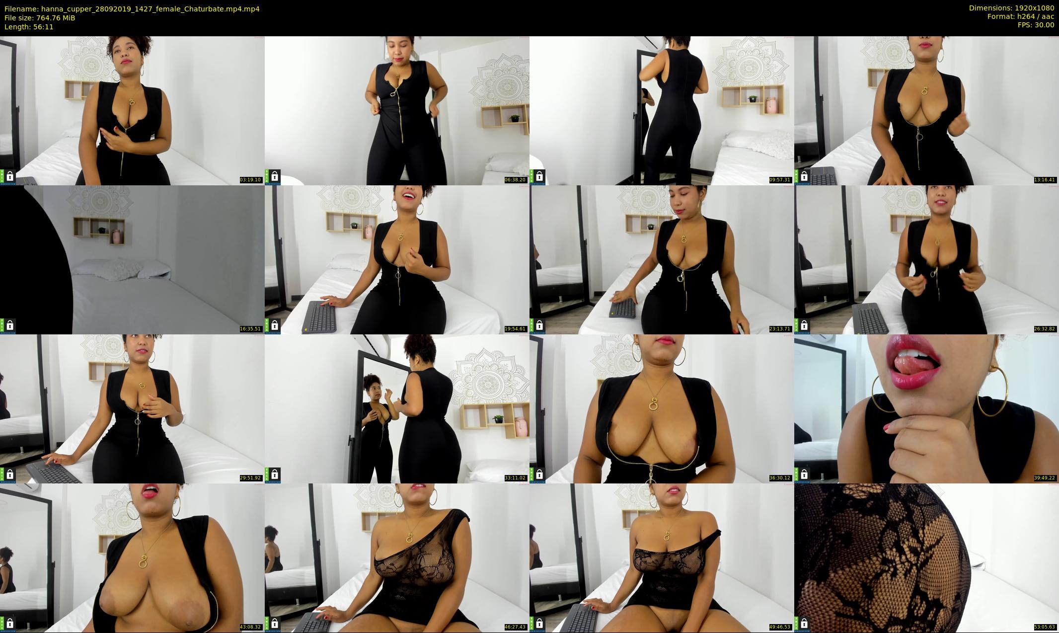 hanna_cupper — 57 minute Chaturbate female cam show recording, 1080p, Sep 28, 2019