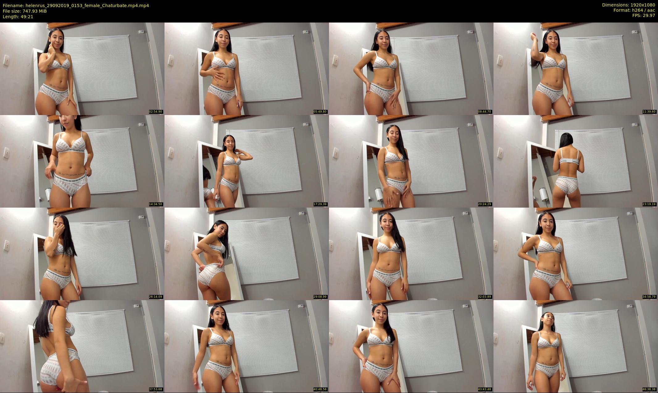 helenrus — 50 minute Chaturbate female cam show recording, 1080p, Sep 29, 2019