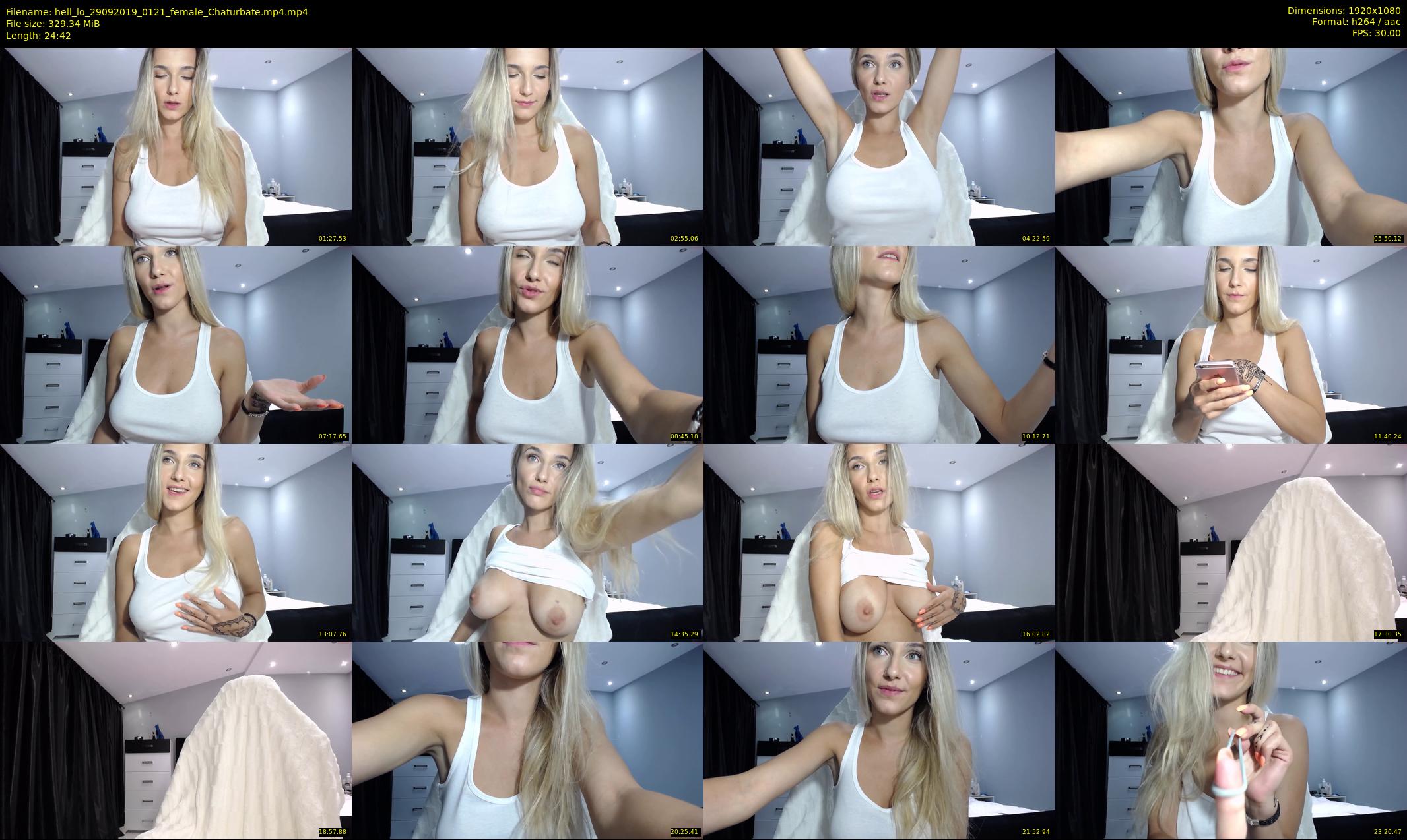 hell_lo — 25 minute Chaturbate female cam show recording, 1080p, Sep 29, 2019