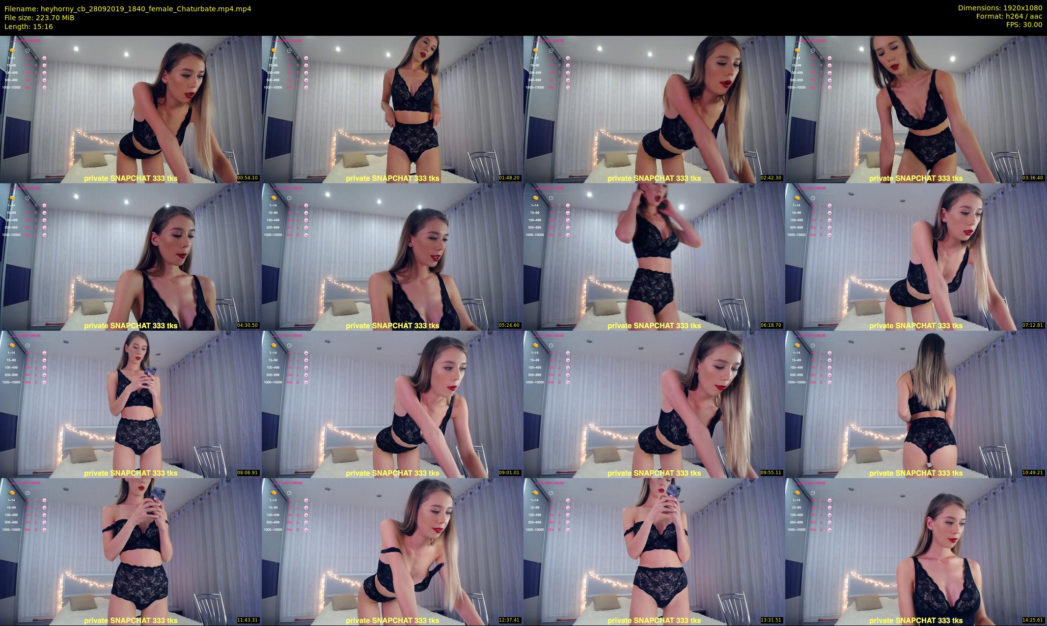 heyhorny_cb — 16 minute Chaturbate couple cam show recording, 1080p, Sep 28, 2019