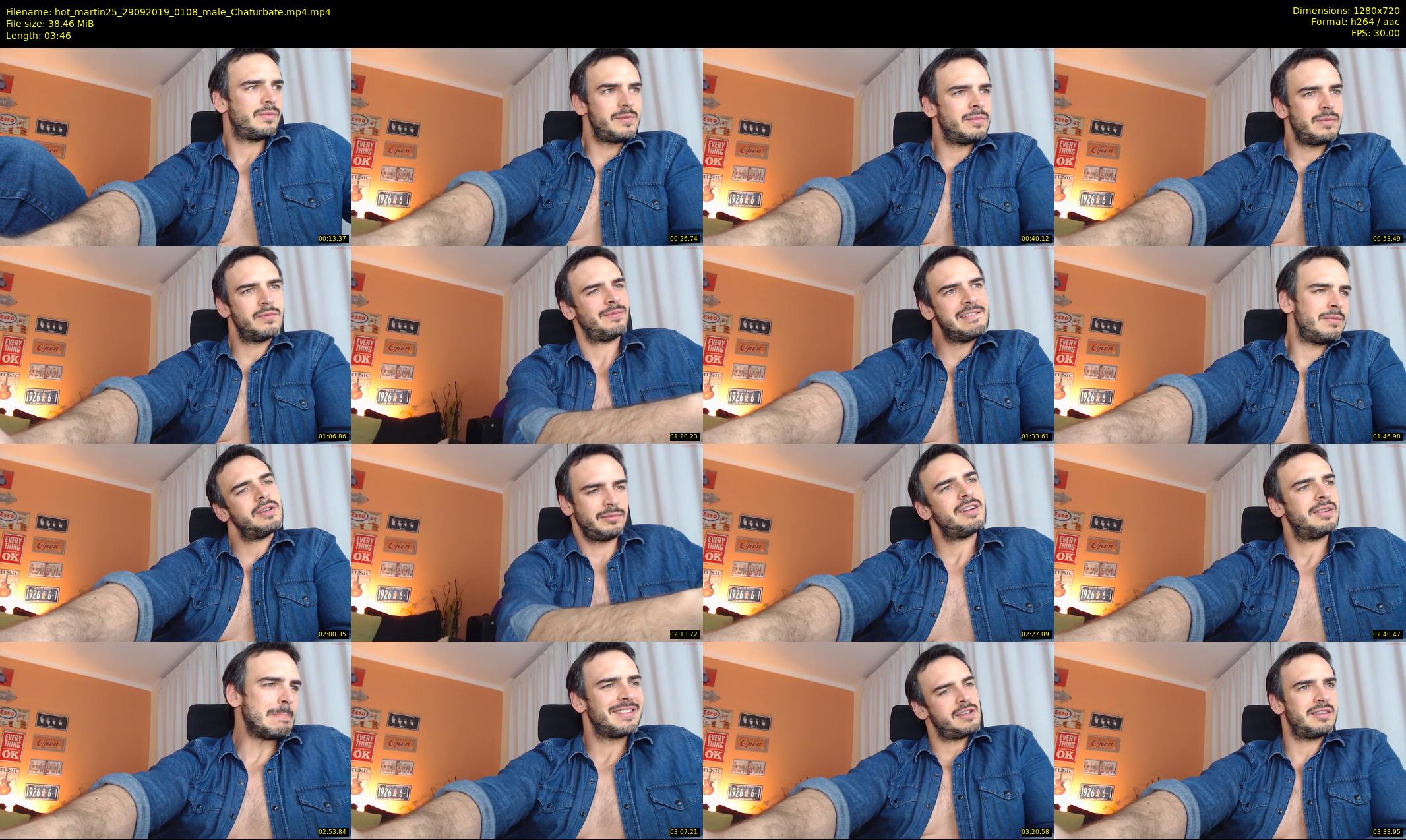hot_martin25 — 4 minute Chaturbate male cam show recording, 720p, Sep 29, 2019