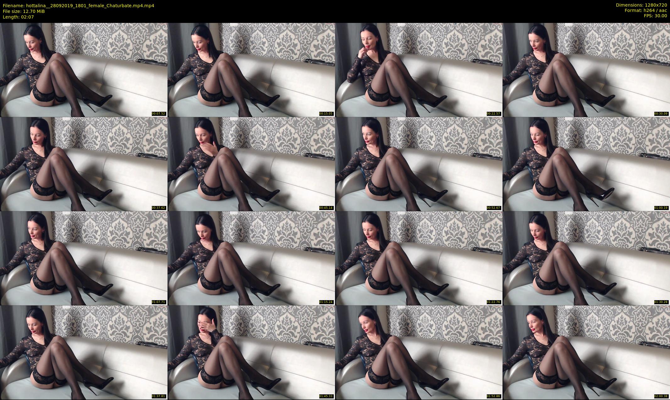 hottalina_ — 3 minute Chaturbate female cam show recording, 720p, Sep 28, 2019
