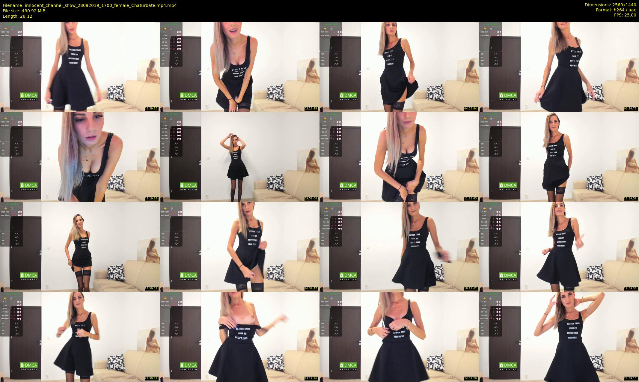 innocent_channel_show — 29 minute Chaturbate female cam show recording, 1080p, Sep 28, 2019