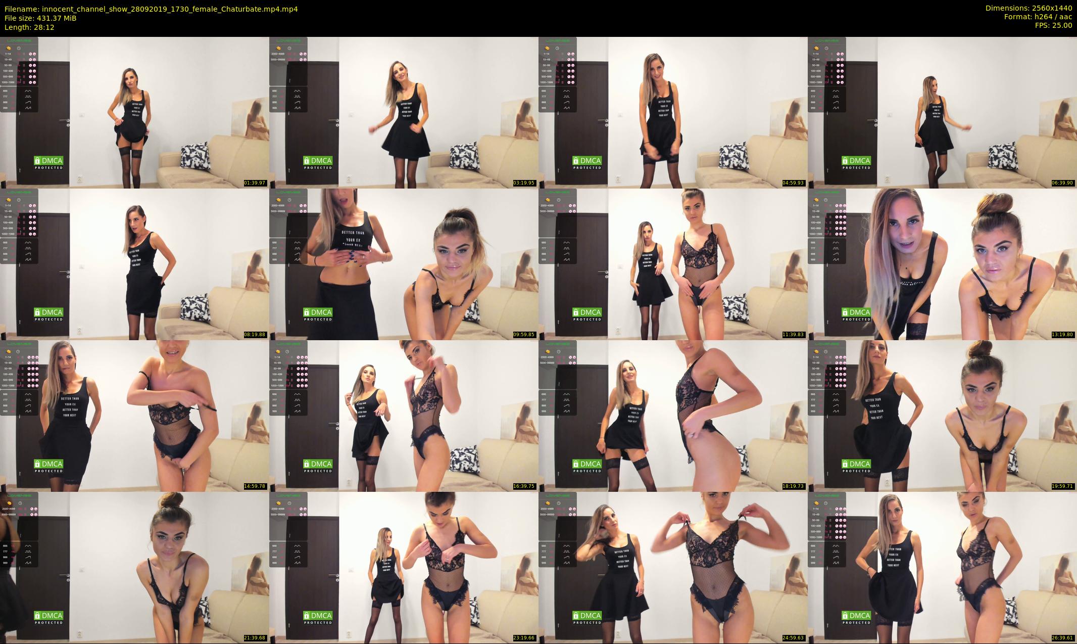 innocent_channel_show — 29 minute Chaturbate female cam show recording, 1080p, Sep 28, 2019