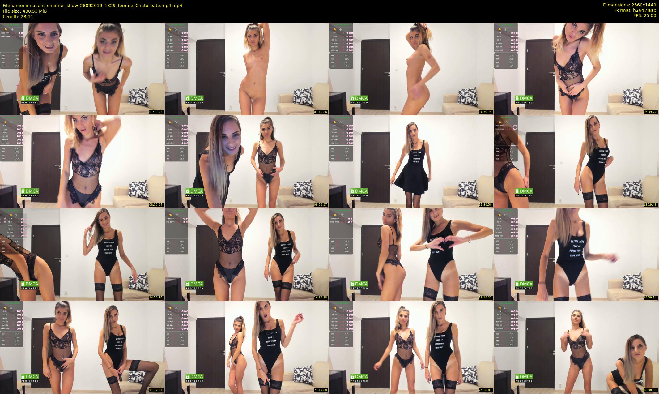 innocent_channel_show — 29 minute Chaturbate female cam show recording, 1080p, Sep 28, 2019