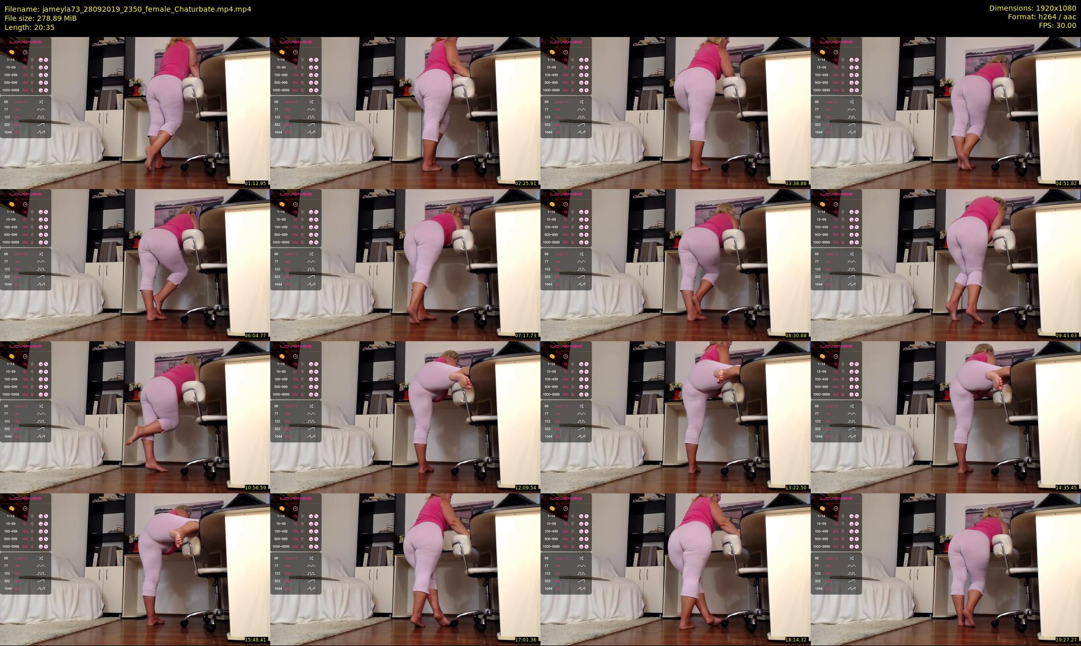 jameyla73 — 21 minute Chaturbate female cam show recording, 1080p, Sep 28, 2019