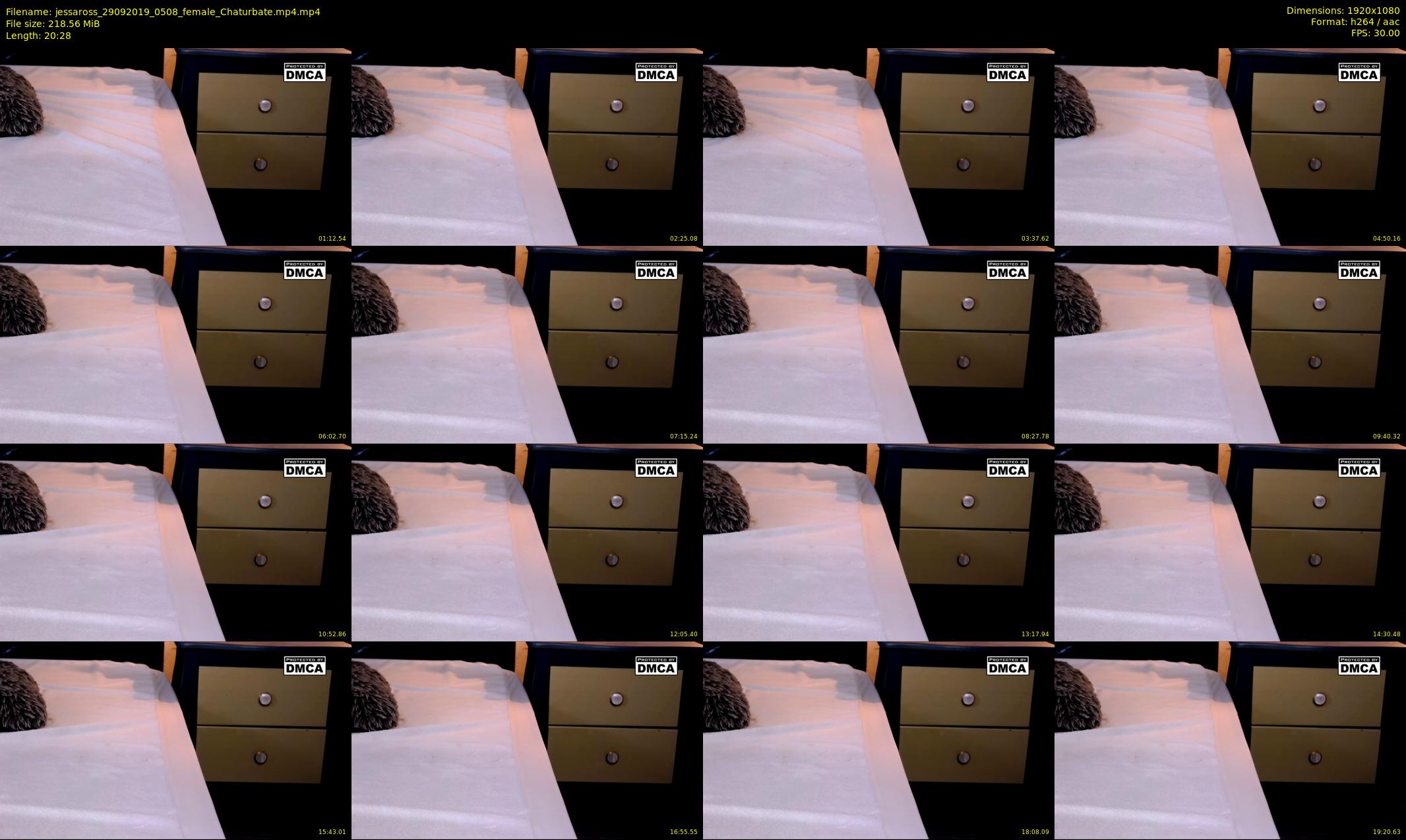 jessaross — 21 minute Chaturbate female cam show recording, 1080p, Sep 29, 2019
