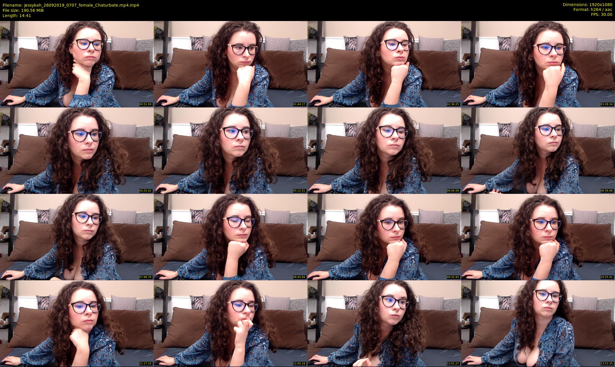 jessykah — 15 minute Chaturbate female cam show recording, 1080p, Sep 28, 2019