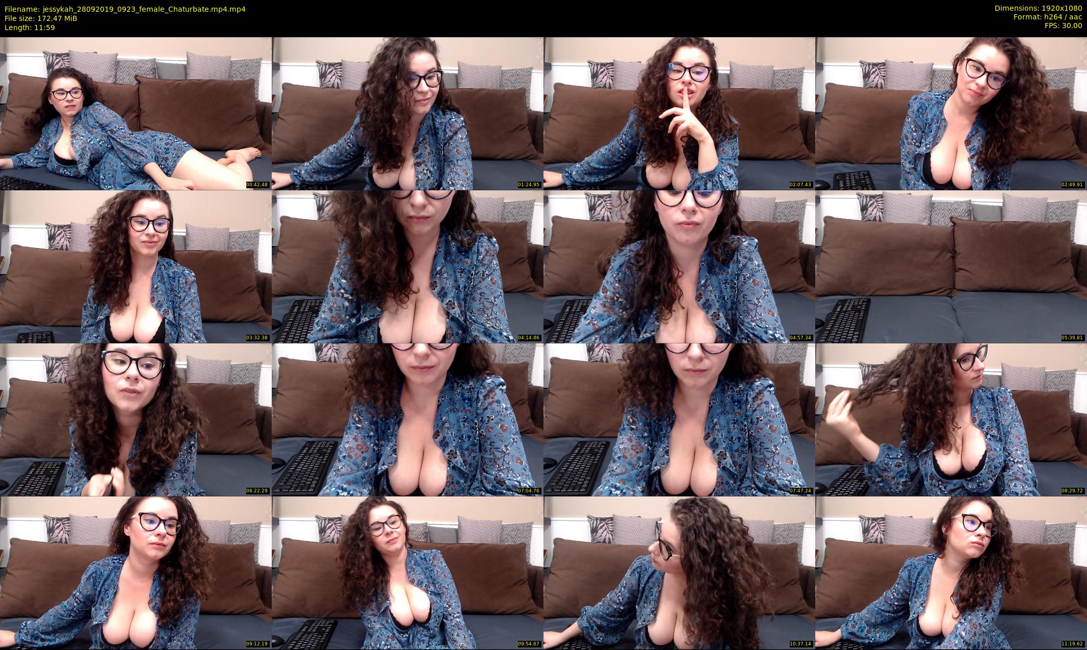 jessykah — 12 minute Chaturbate female cam show recording, 1080p, Sep 28, 2019