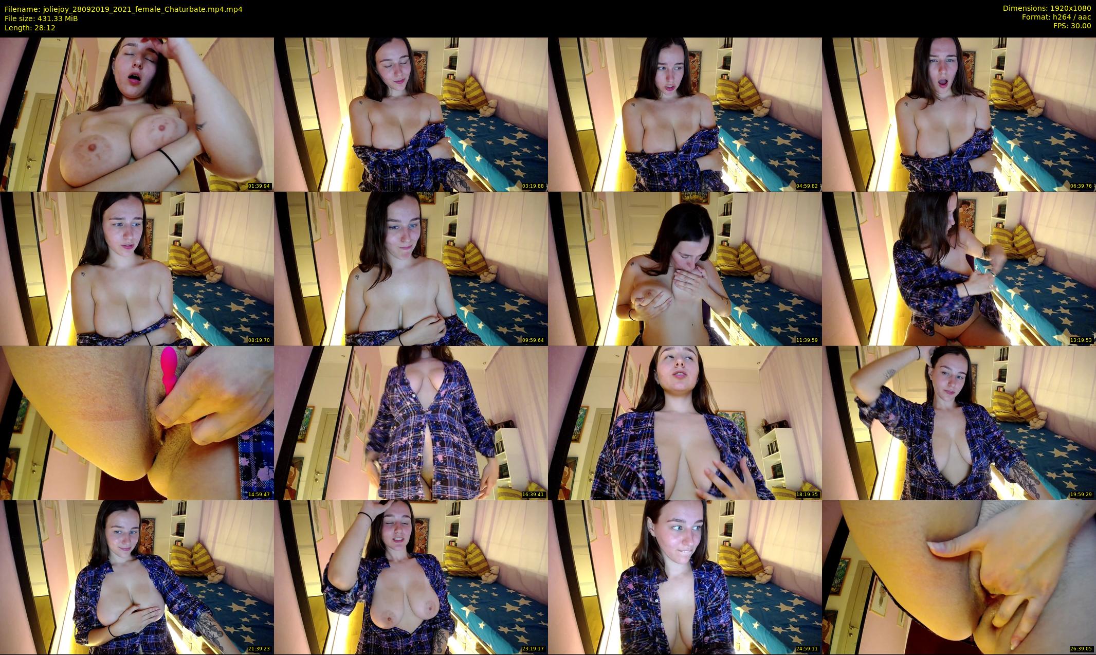 joliejoy — 29 minute Chaturbate female cam show recording, 1080p, Sep 28, 2019