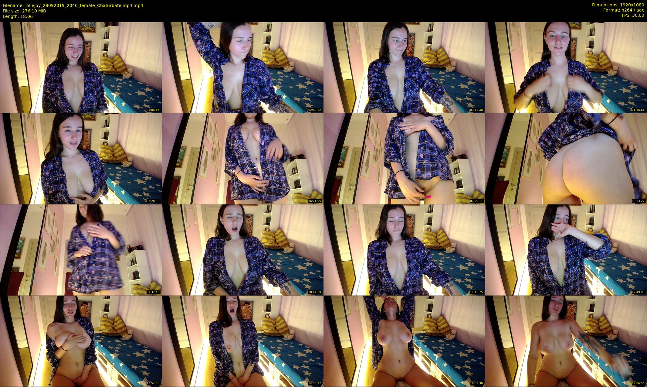 joliejoy — 19 minute Chaturbate female cam show recording, 1080p, Sep 28, 2019