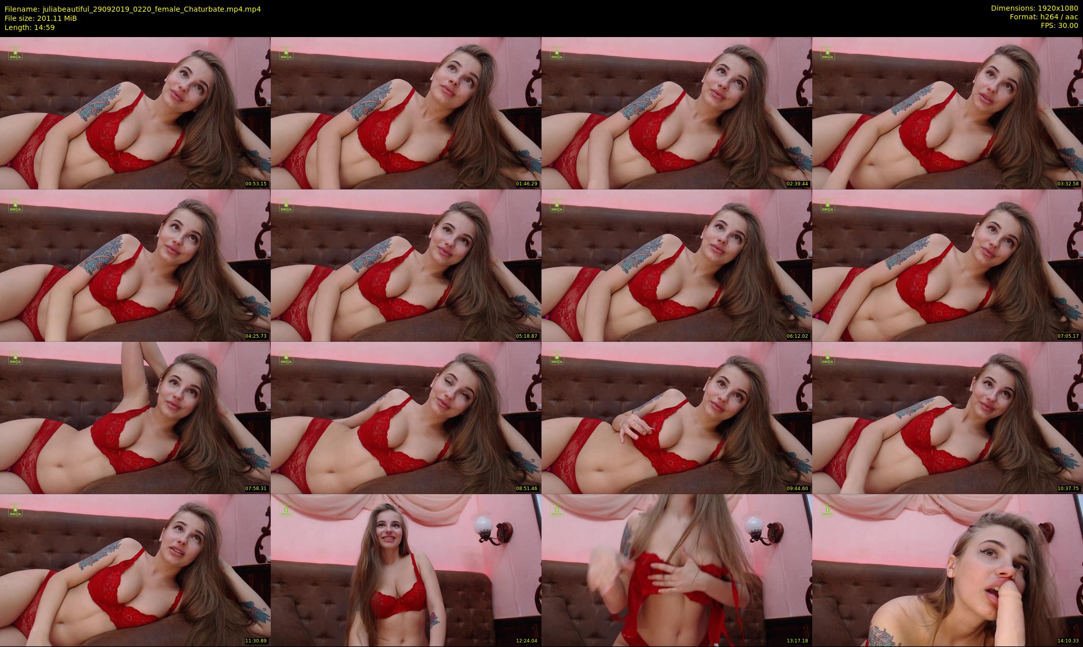 juliabeautiful — 15 minute Chaturbate female cam show recording, 1080p, Sep 29, 2019