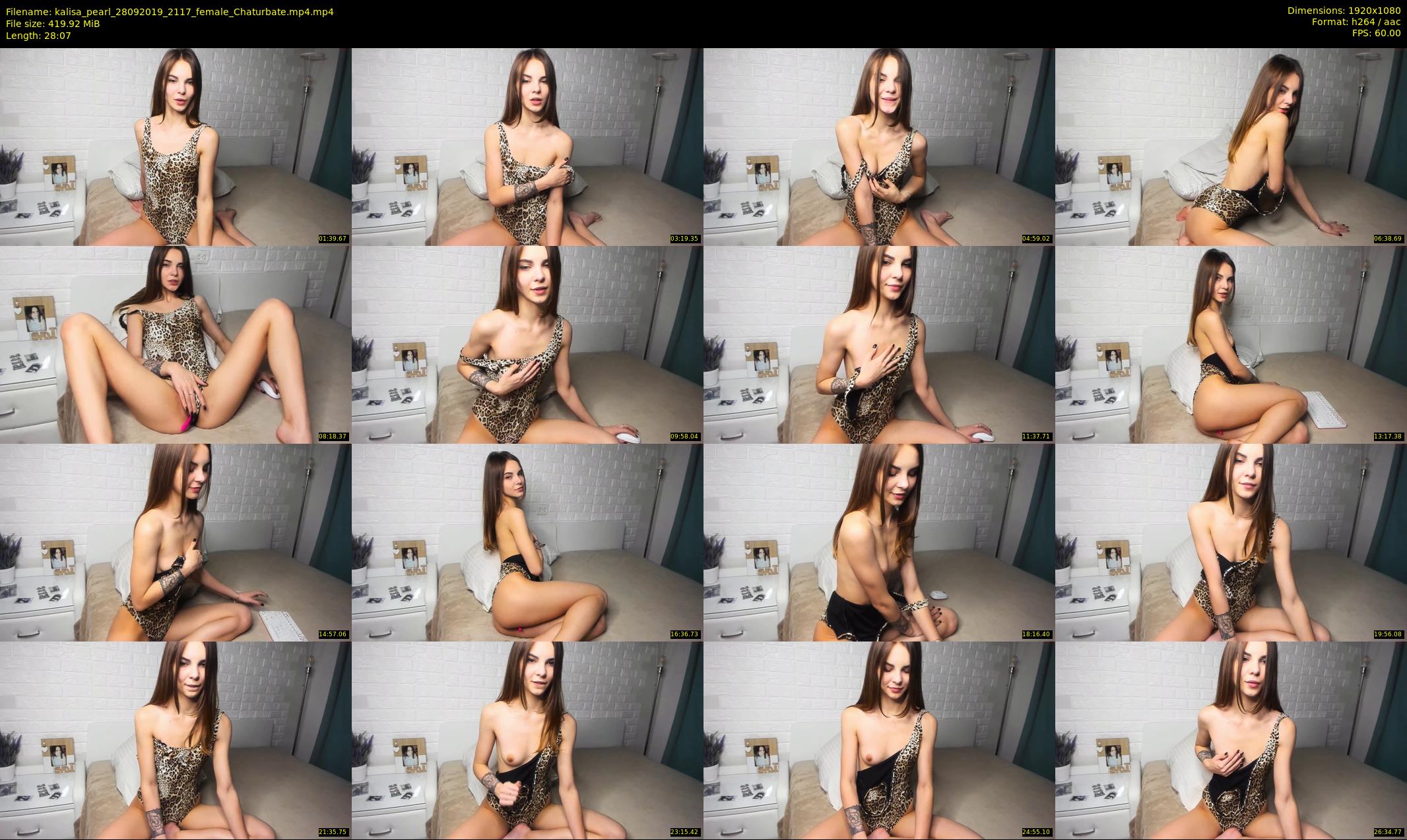 kalisa_pearl — 29 minute Chaturbate female cam show recording, 1080p, Sep 28, 2019