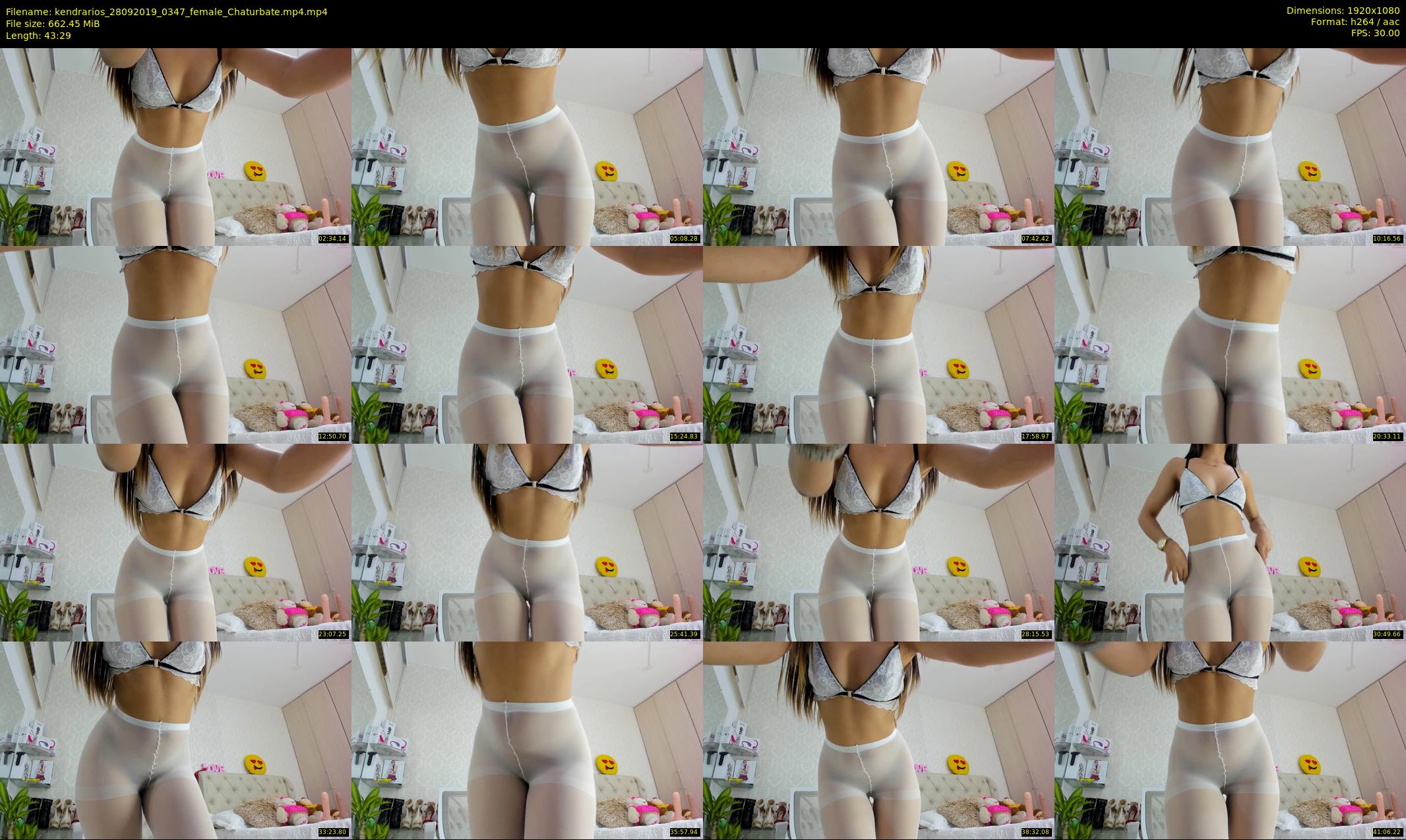 kendrarios — 44 minute Chaturbate female cam show recording, 1080p, Sep 28, 2019