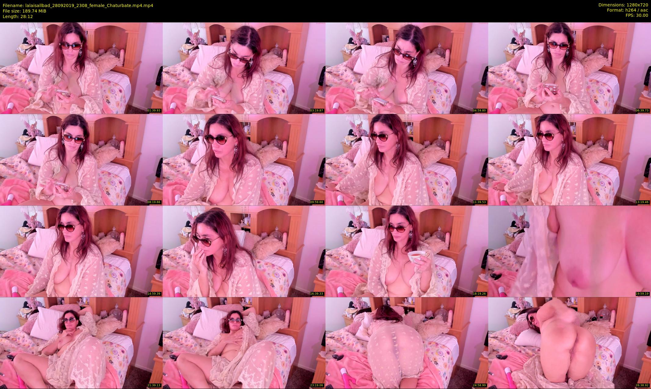 lalaisallbad — 29 minute Chaturbate female cam show recording, 720p, Sep 28, 2019