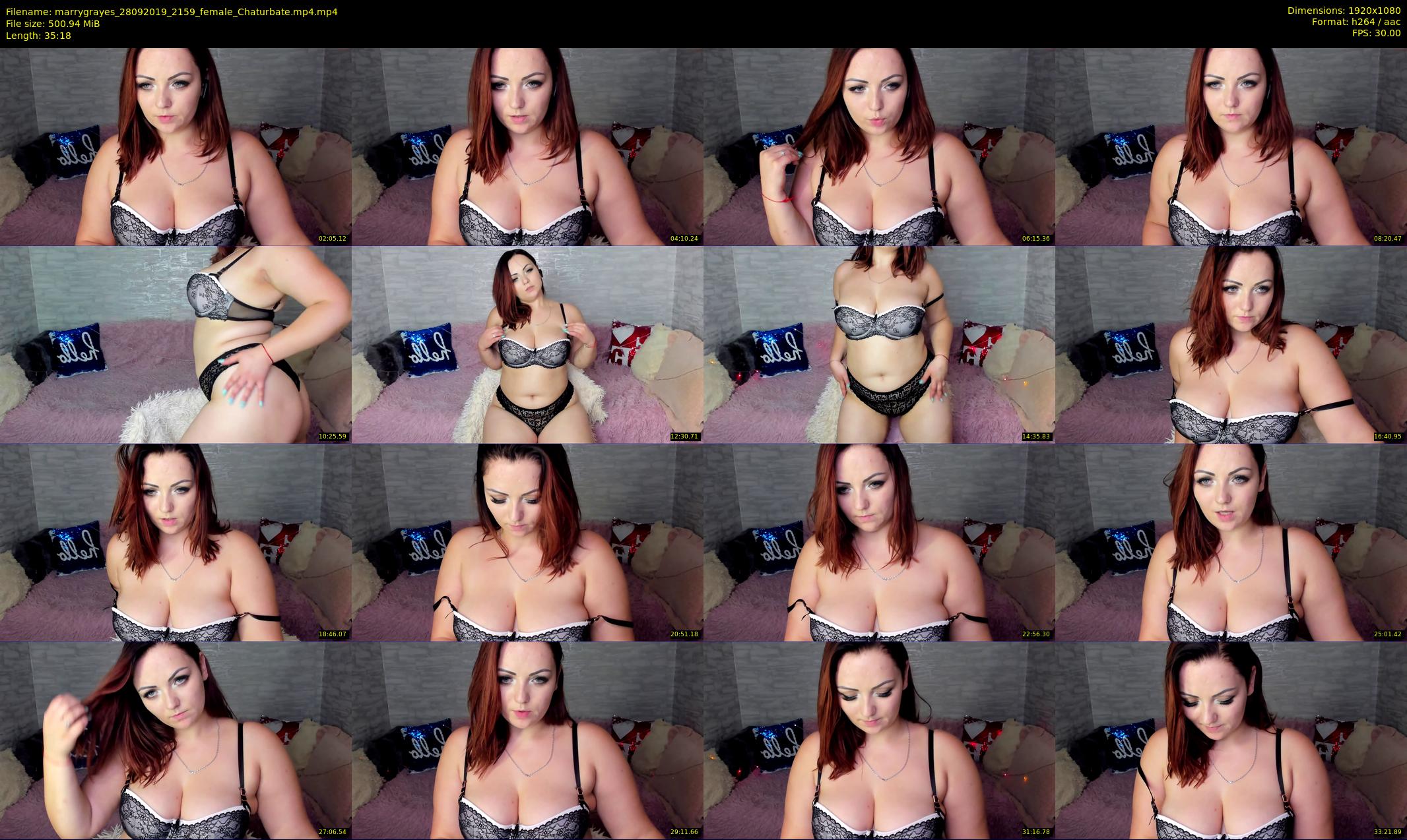 marrygrayes — 36 minute Chaturbate female cam show recording, 1080p, Sep 28, 2019