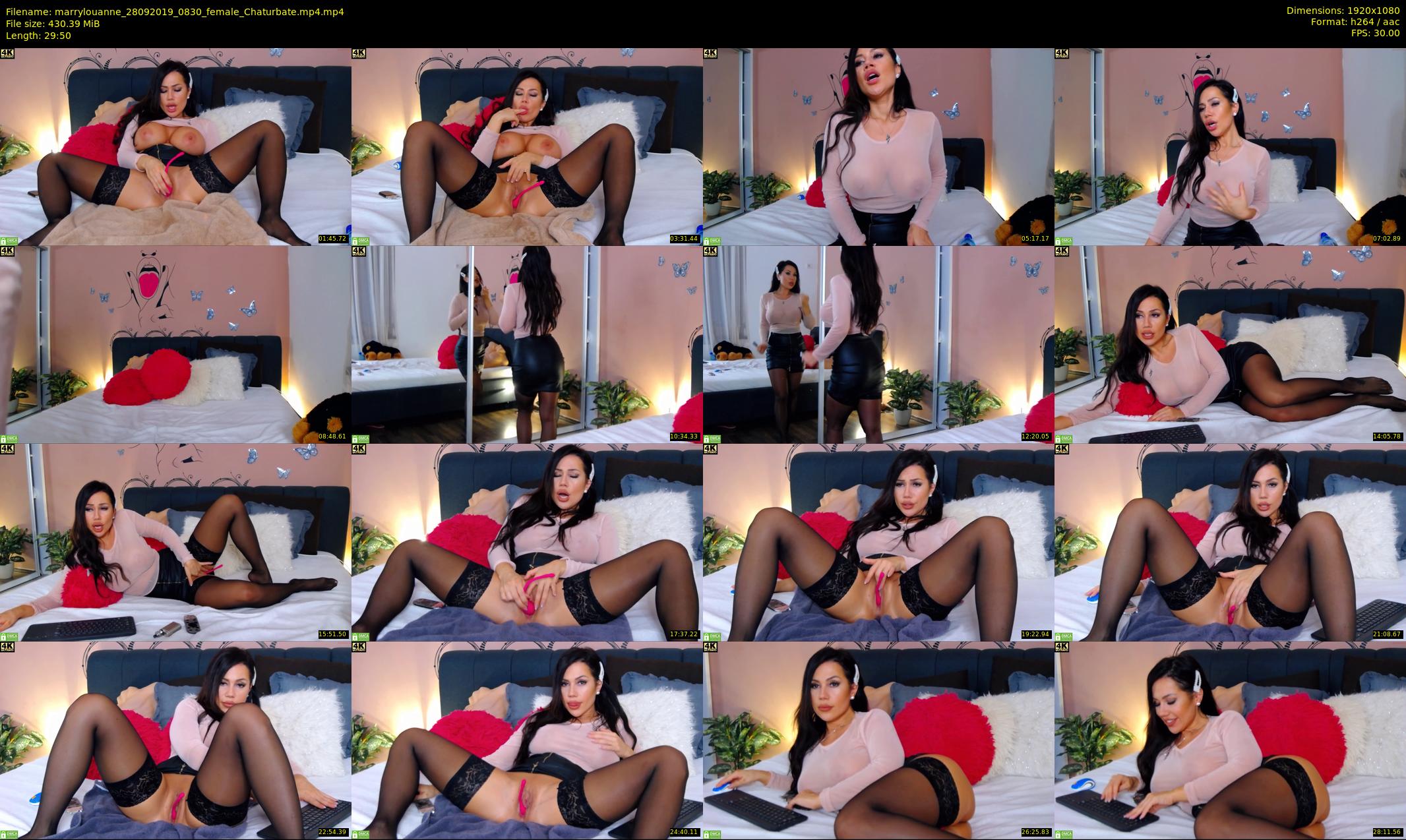 marrylouanne — 30 minute Chaturbate female cam show recording, 1080p, Sep 28, 2019