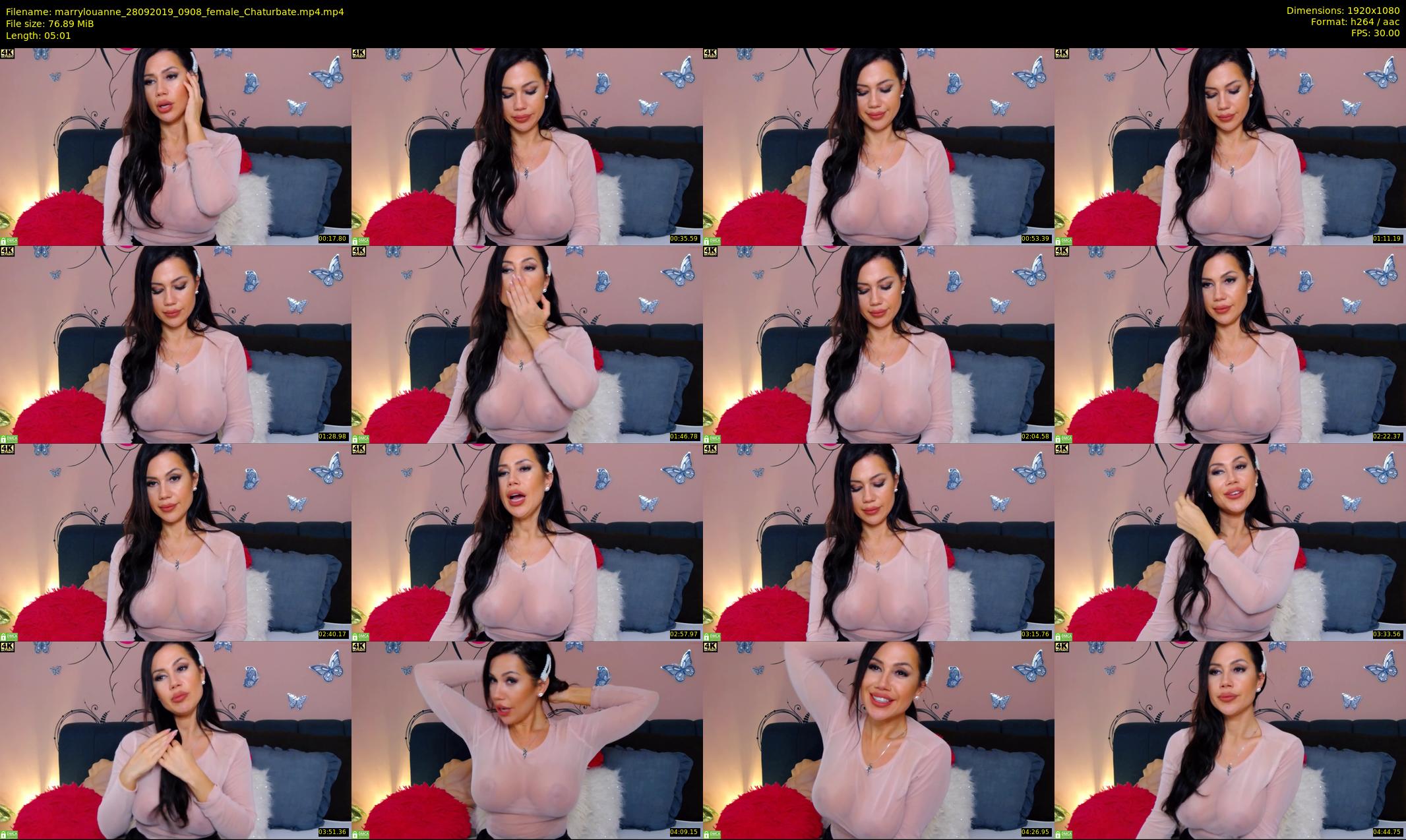 marrylouanne — 6 minute Chaturbate female cam show recording, 1080p, Sep 28, 2019