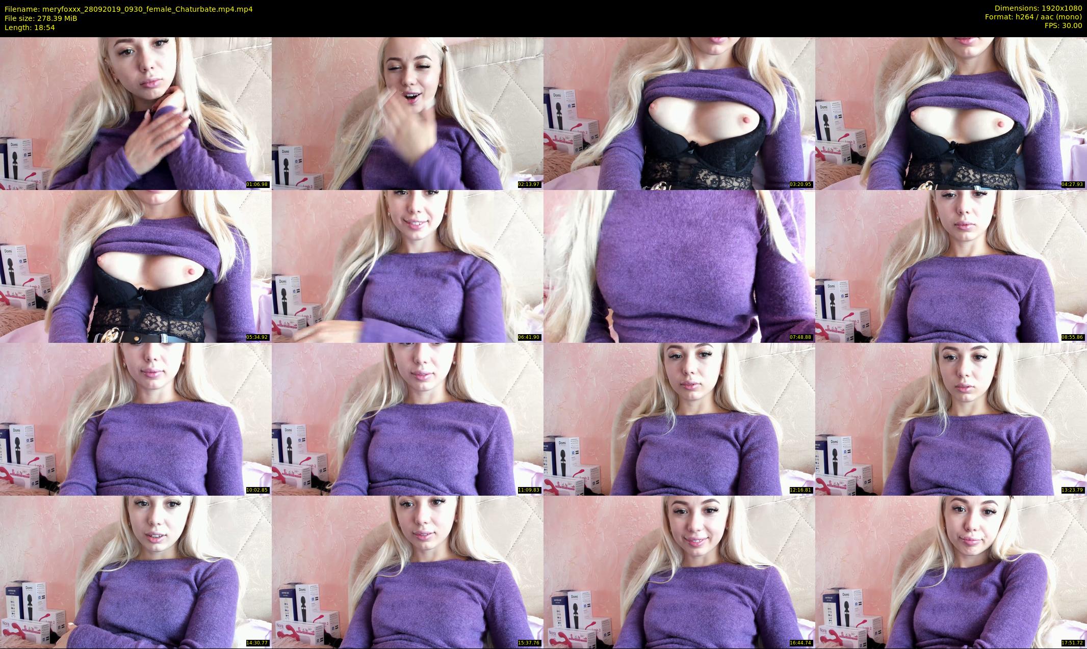 meryfoxxx — 19 minute Chaturbate female cam show recording, 1080p, Sep 28, 2019
