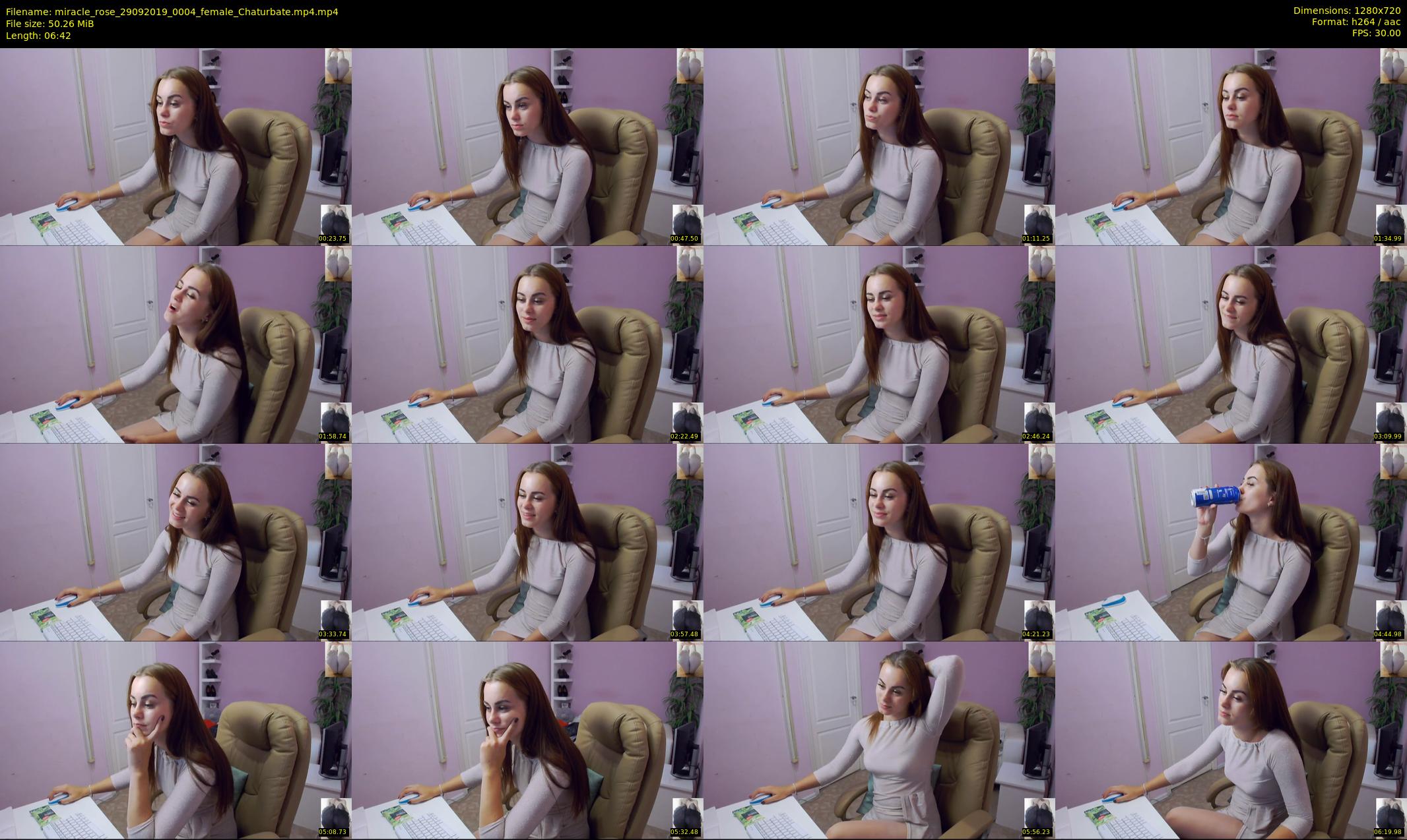 miracle_rose — 7 minute Chaturbate female cam show recording, 720p, Sep 29, 2019