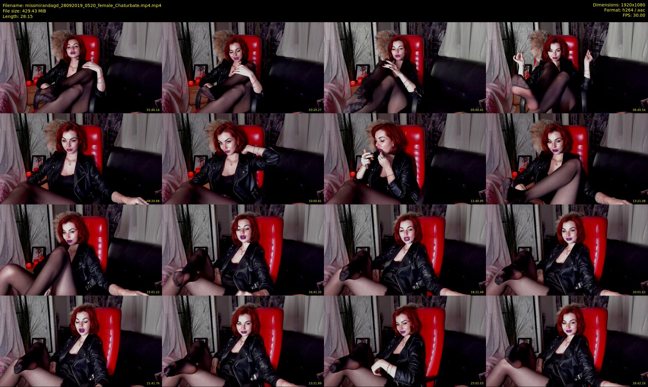 missmirandagd — 29 minute Chaturbate female cam show recording, 1080p, Sep 28, 2019