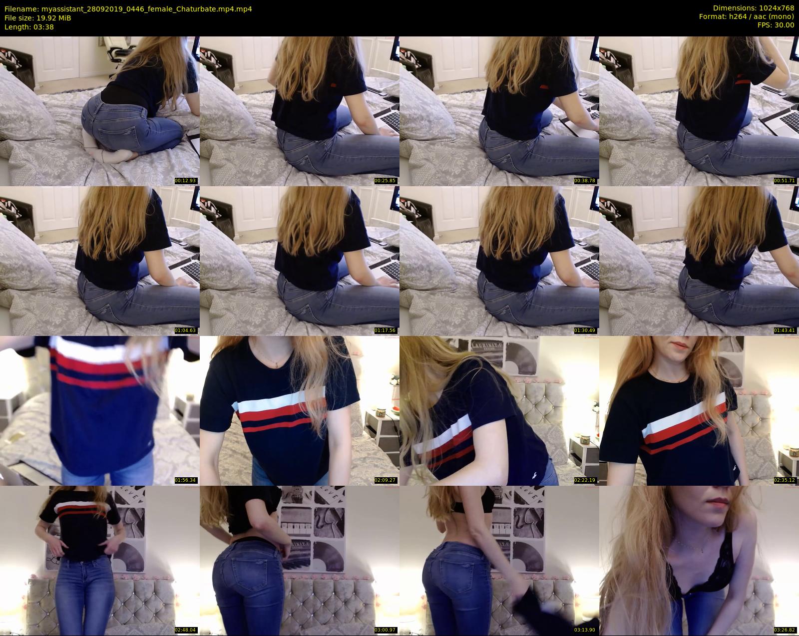 myassistant — 4 minute Chaturbate female cam show recording, 720p, Sep 28, 2019