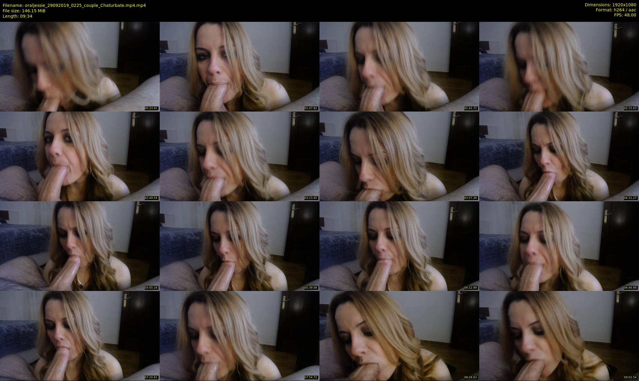 oraljessie — 10 minute Chaturbate couple cam show recording, 1080p, Sep 29, 2019