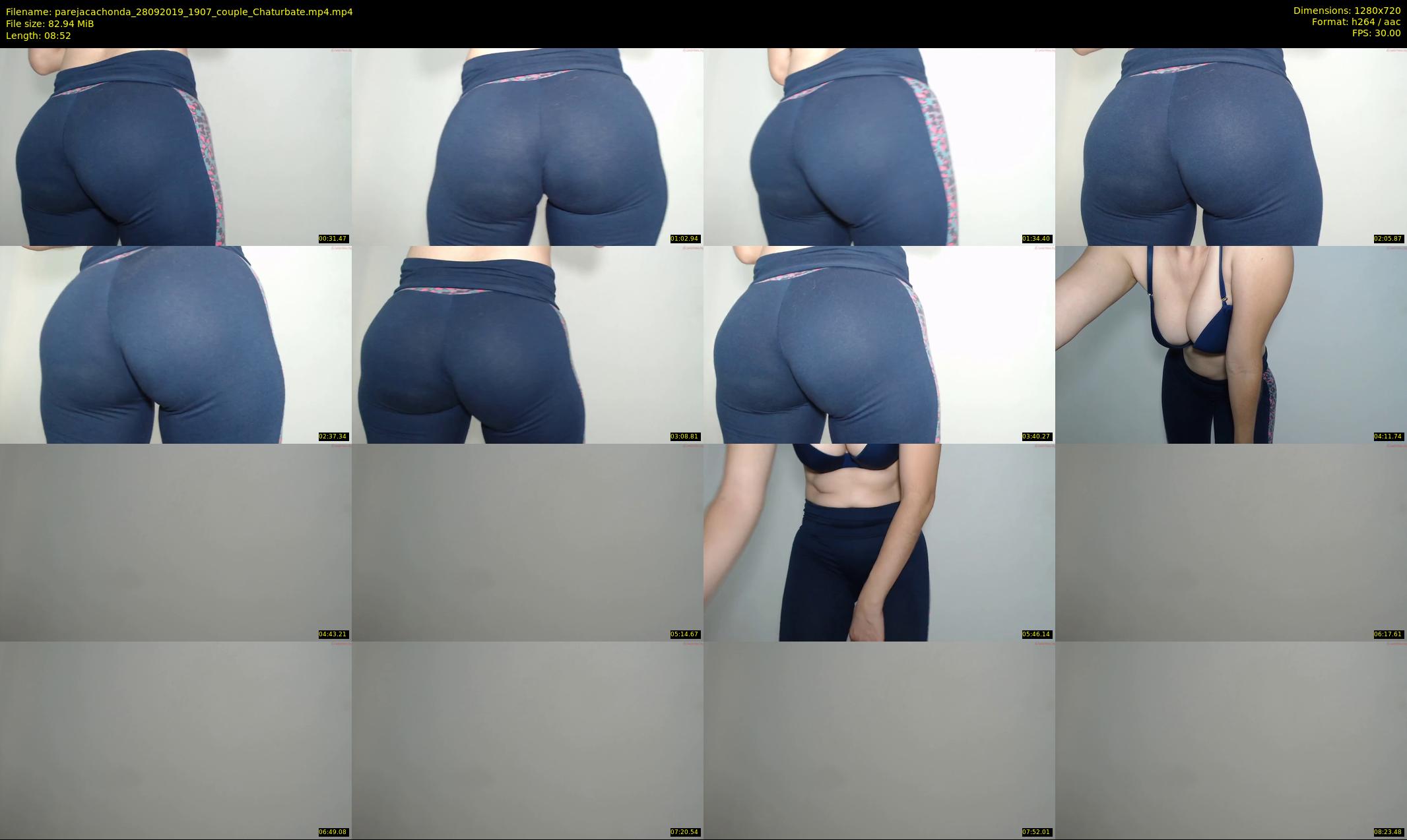 parejacachonda — 9 minute Chaturbate couple cam show recording, 720p, Sep 28, 2019