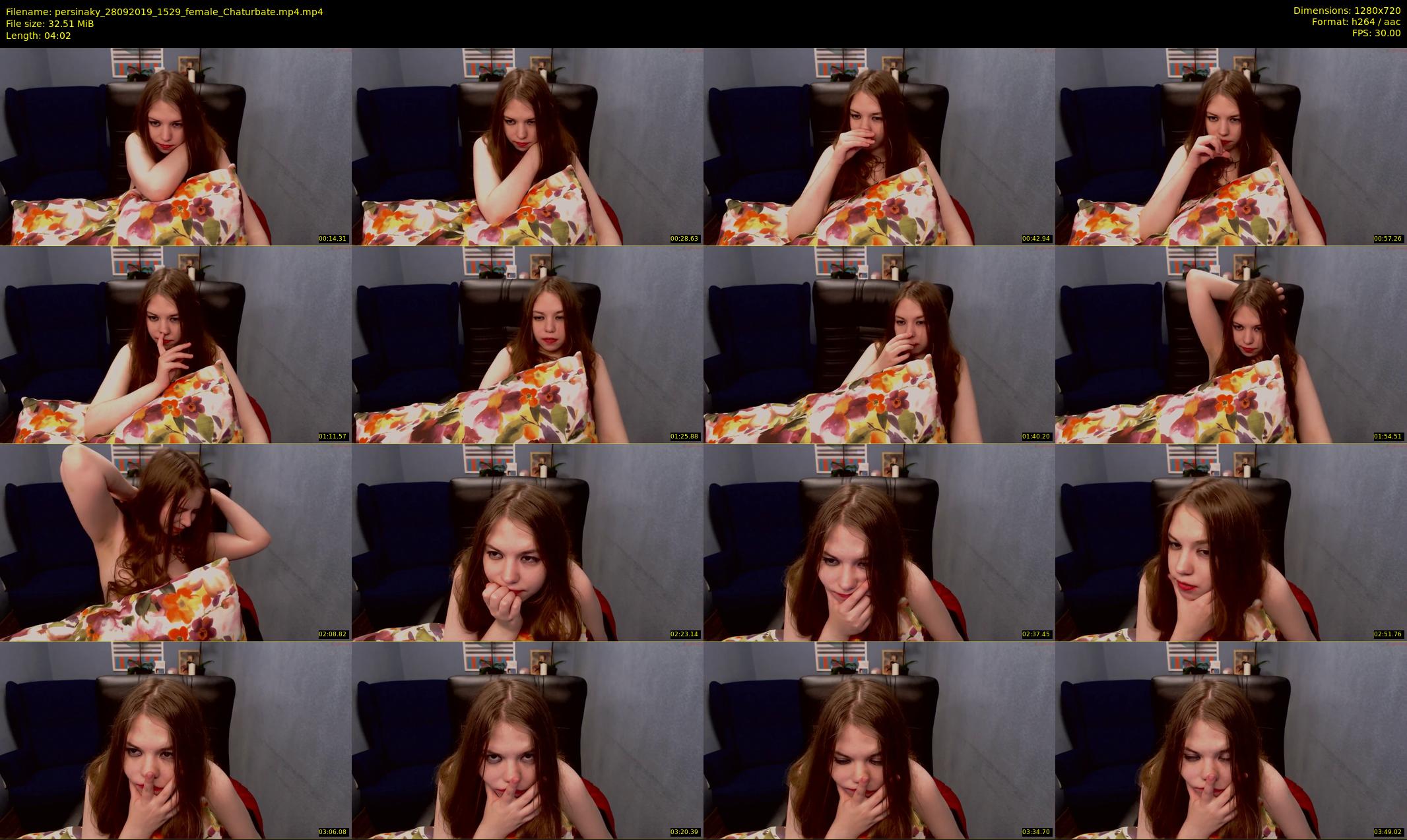 persinaky — 5 minute Chaturbate female cam show recording, 720p, Sep 28, 2019