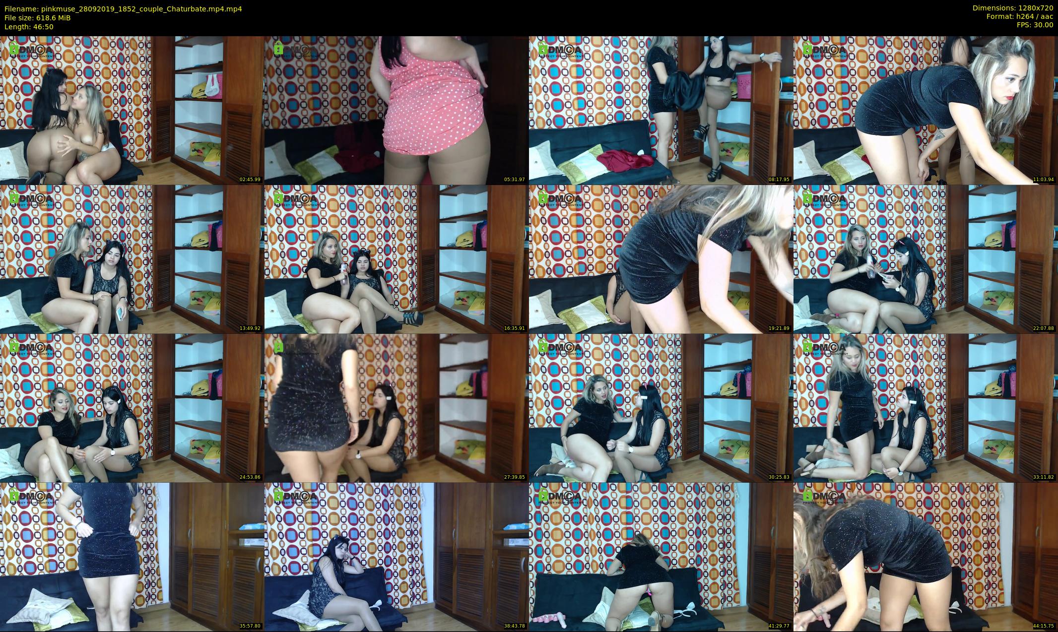 pinkmuse — 47 minute Chaturbate couple cam show recording, 720p, Sep 28, 2019