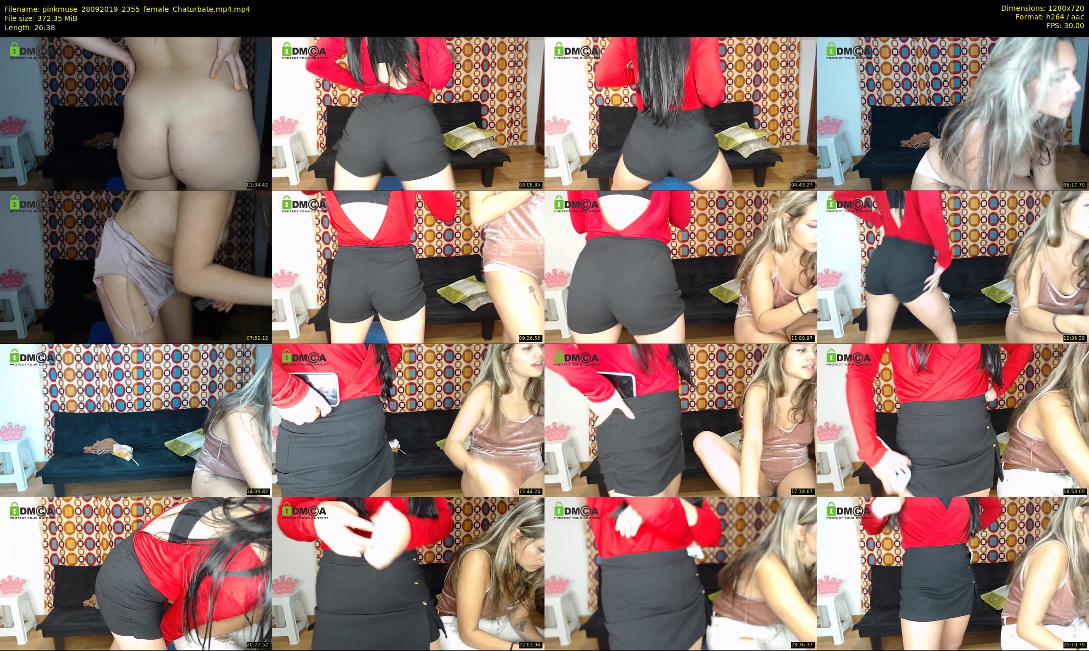 pinkmuse — 27 minute Chaturbate couple cam show recording, 720p, Sep 28, 2019
