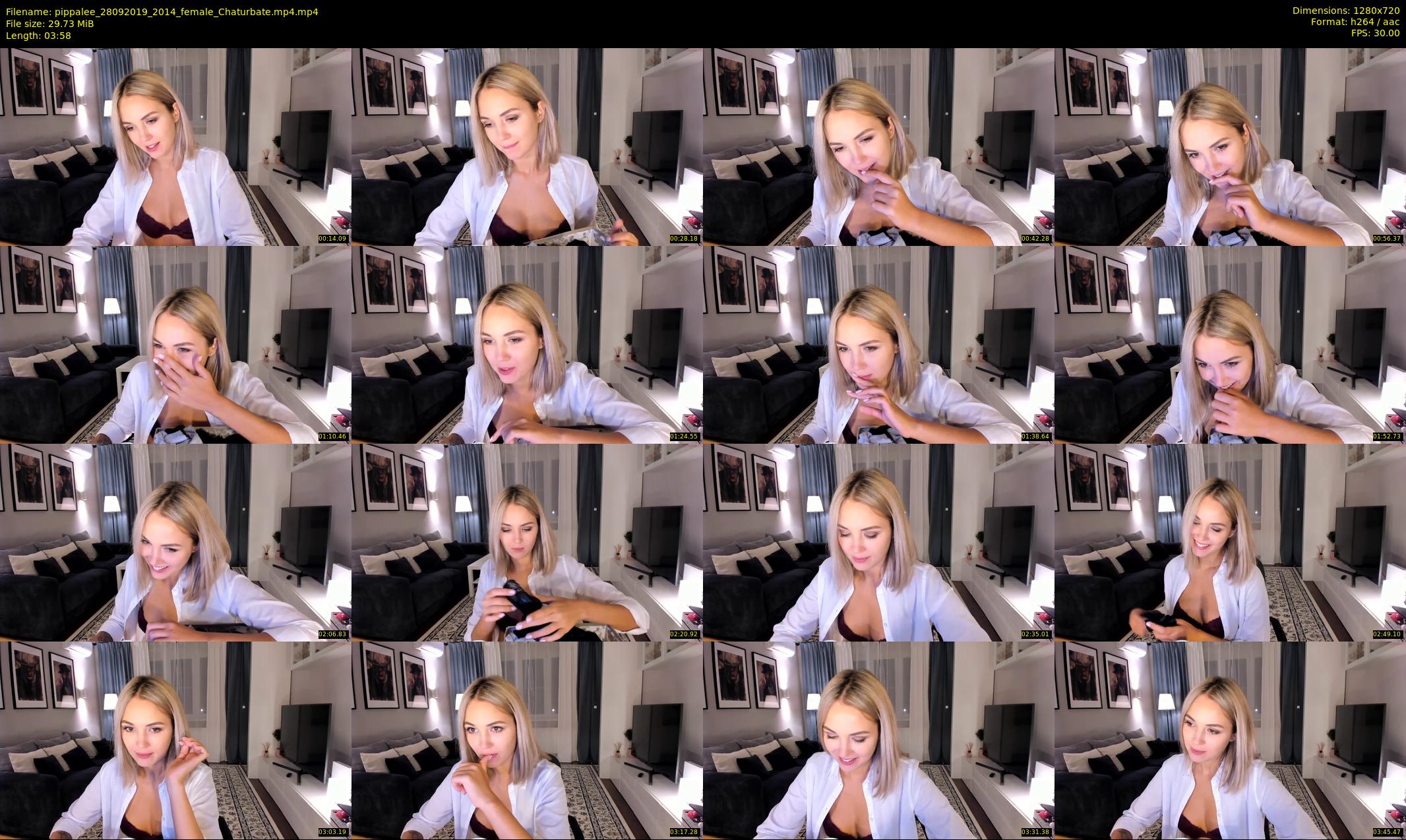 pippalee — 4 minute Chaturbate female cam show recording, 720p, Sep 28, 2019