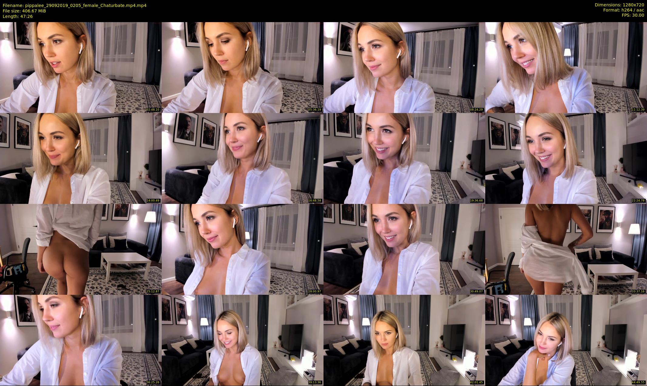 pippalee — 48 minute Chaturbate female cam show recording, 720p, Sep 29, 2019