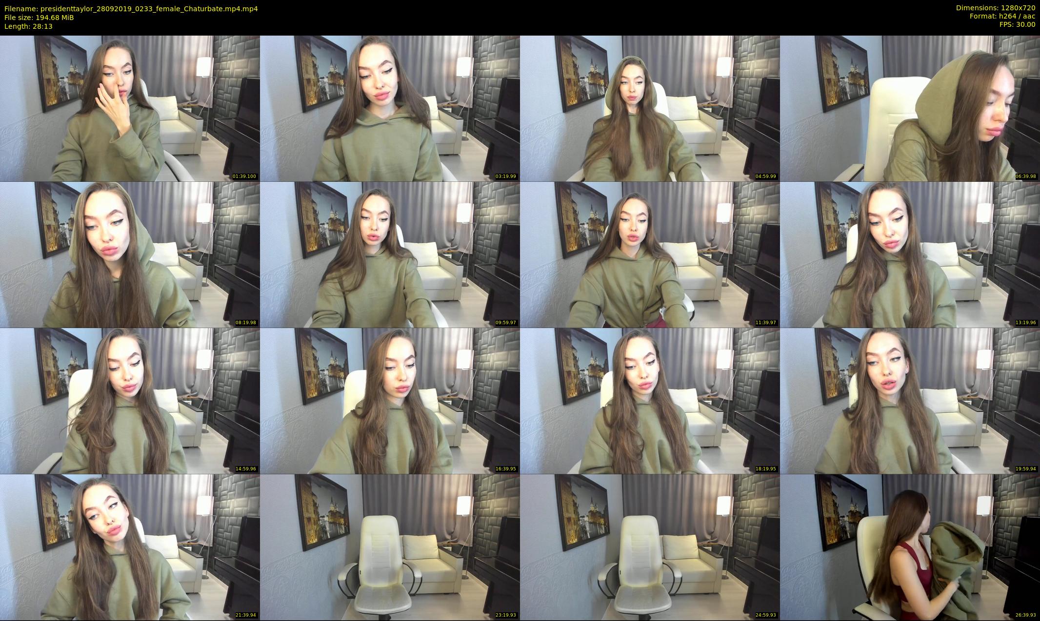 presidenttaylor — 29 minute Chaturbate female cam show recording, 720p, Sep 28, 2019
