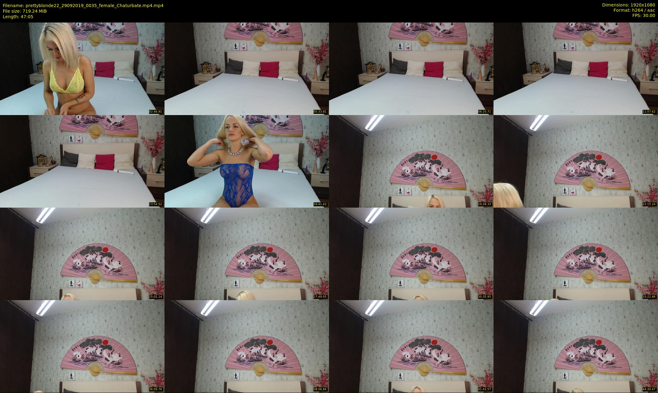 prettyblonde22 — 48 minute Chaturbate female cam show recording, 1080p, Sep 29, 2019