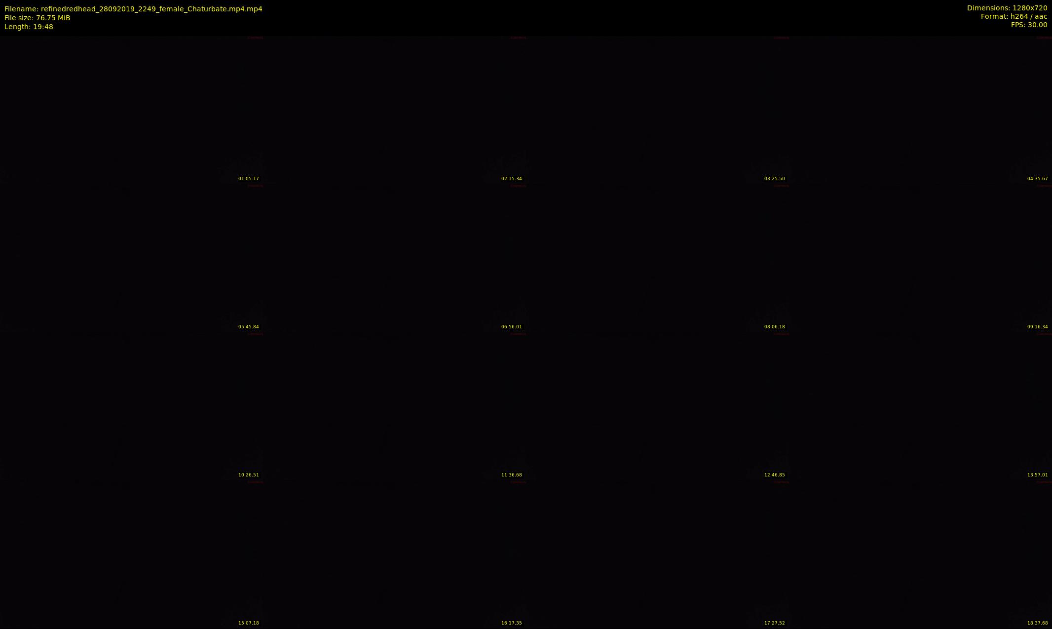 refinedredhead — 20 minute Chaturbate female cam show recording, 720p, Sep 28, 2019