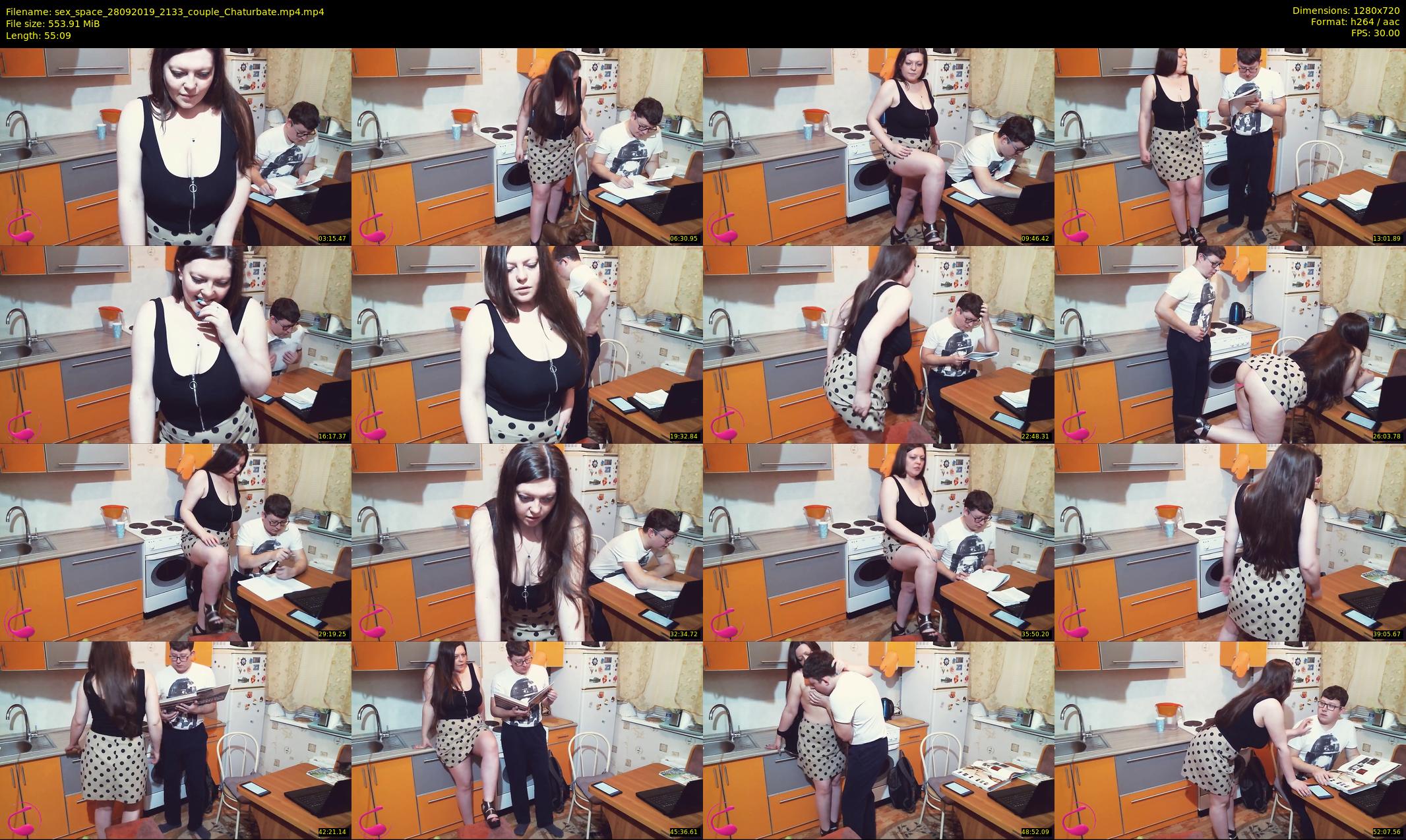 sex_space — 56 minute Chaturbate couple cam show recording, 720p, Sep 28, 2019