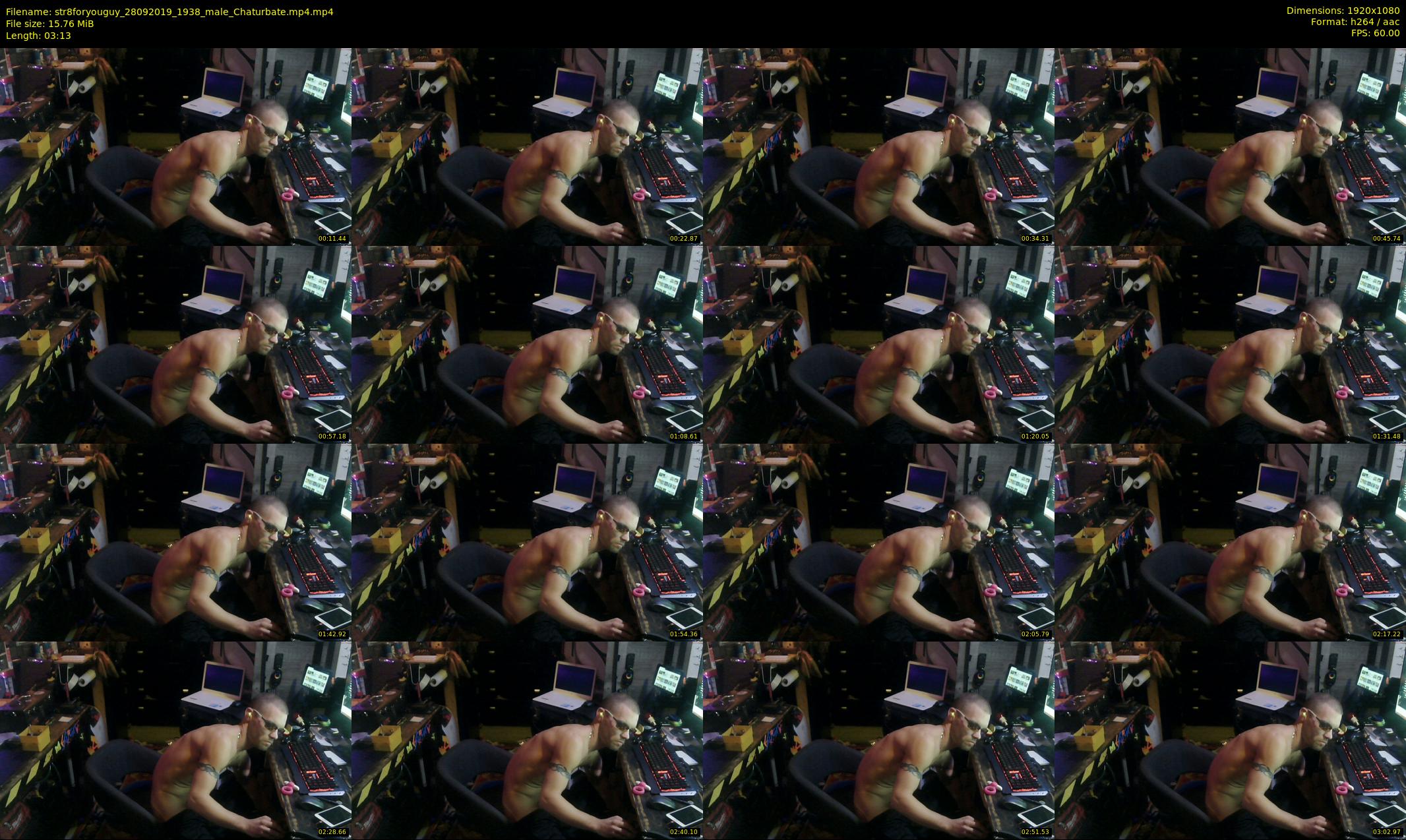 str8foryouguy — 4 minute Chaturbate male cam show recording, 1080p, Sep 28, 2019